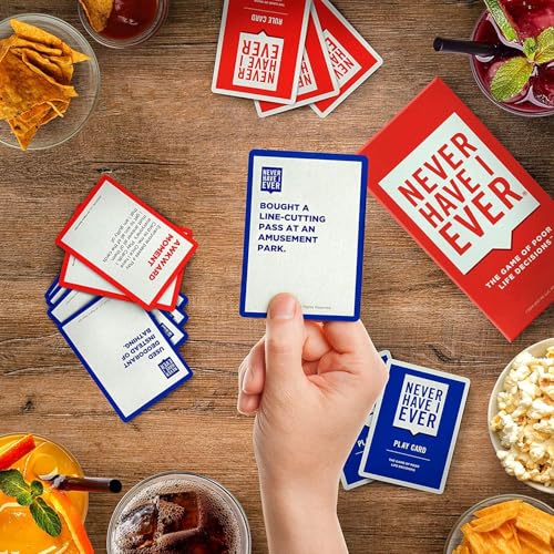 Image of Never Have I Ever Party for Adults & Teens | Fun Family Board Game for 2-8 Players | Card for Game Night, Parties & Gatherings | Interactive Ice Breaker for Friends & Couples (17+ Age).
