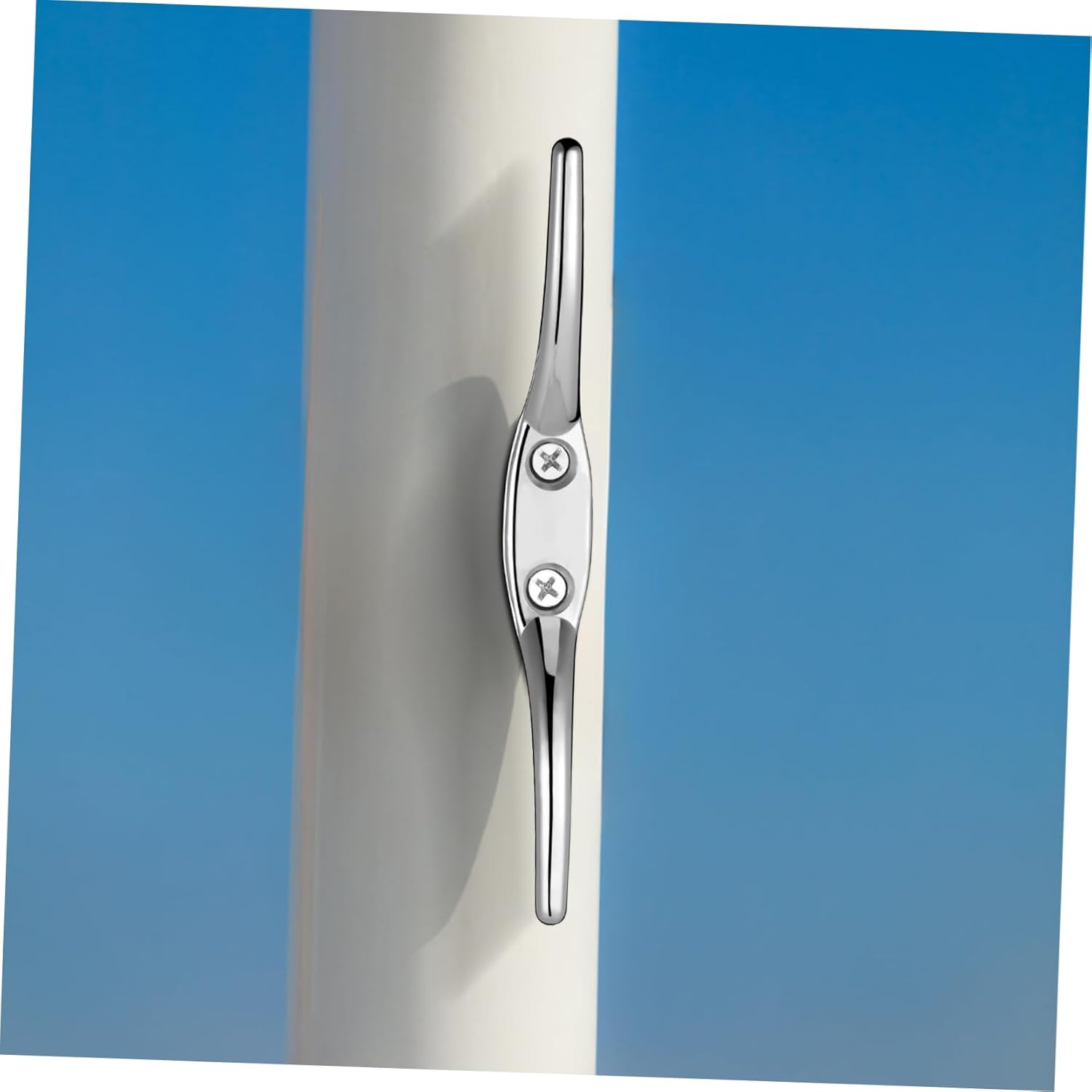 BESTonZON 1 Set Flagpole Replacement Parts Kit Durable Hardware with Cleat Hook and Halyard for Easy Installation and Enhanced Functionality Outdoor Settings