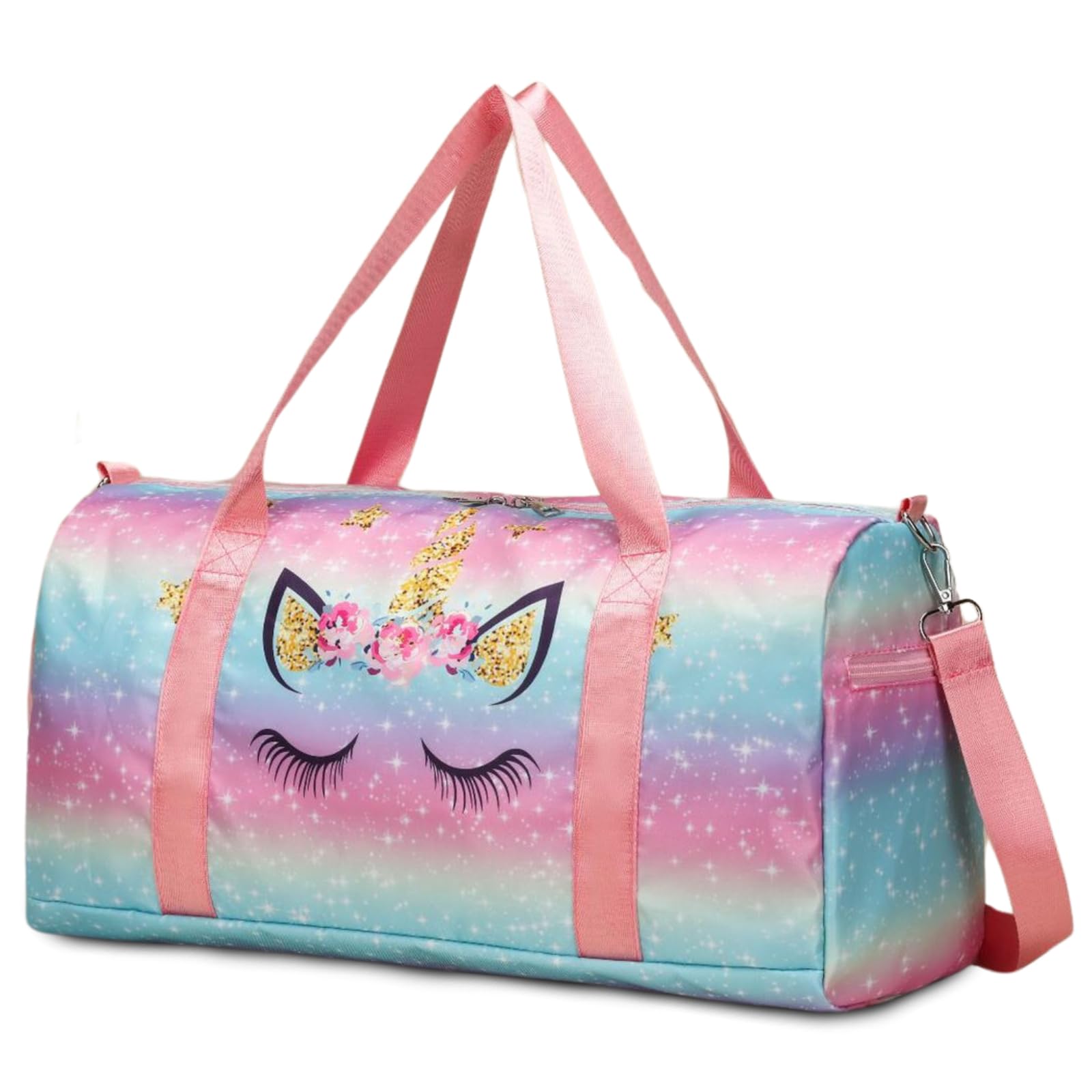 Suweir Borsa Sportiva per Bambini Borsa da Viaggio Ragazzi Ragazze con Scomparto Impermeabile Borsa da Nuoto Weekender Borsa da Palestra Borsa da Calcio Borsa da Bagno per Viaggi, Fitness, Sport