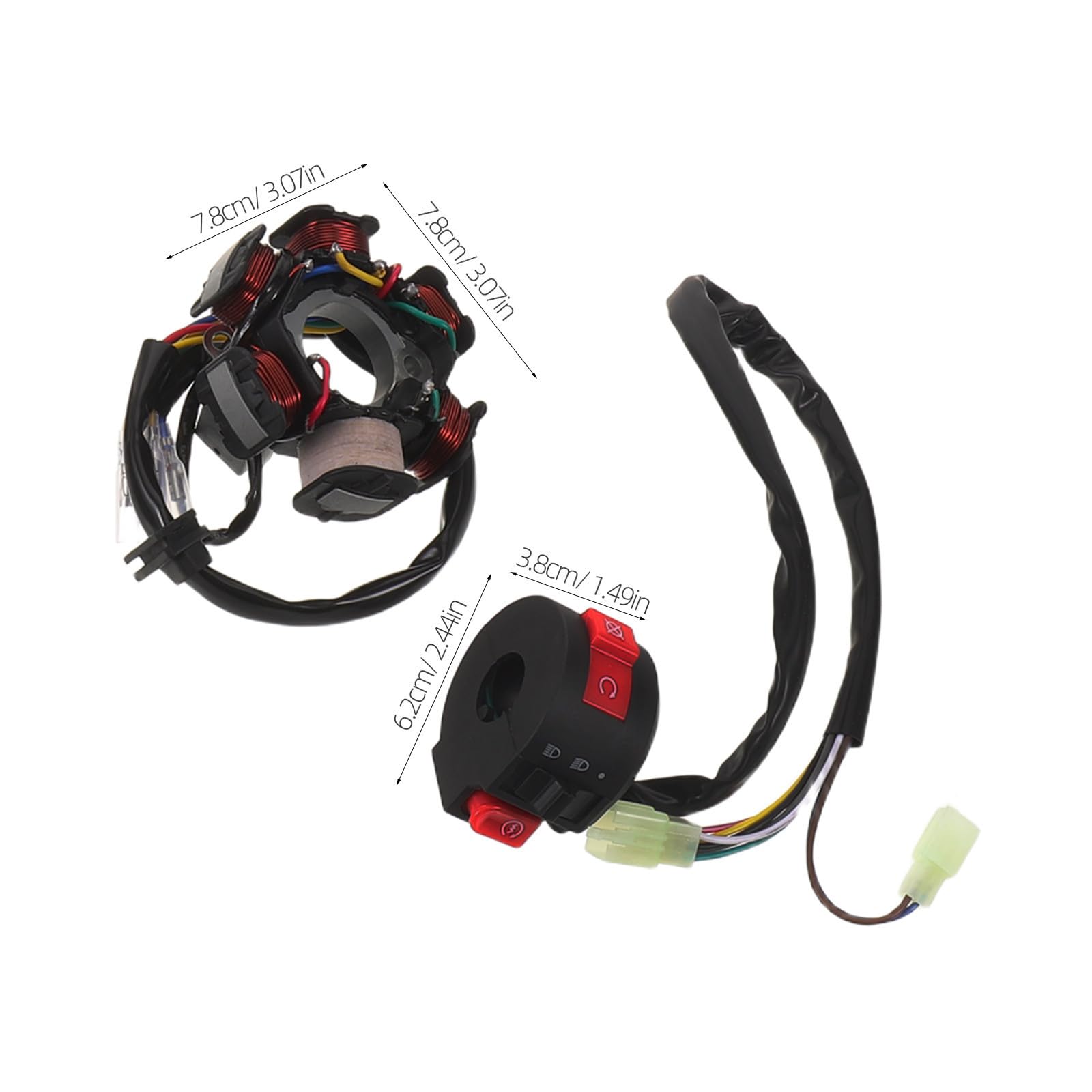 Kit de Faisceau Câbles pour Vtt 6 Bobines 5 Fils 70 90 110cc