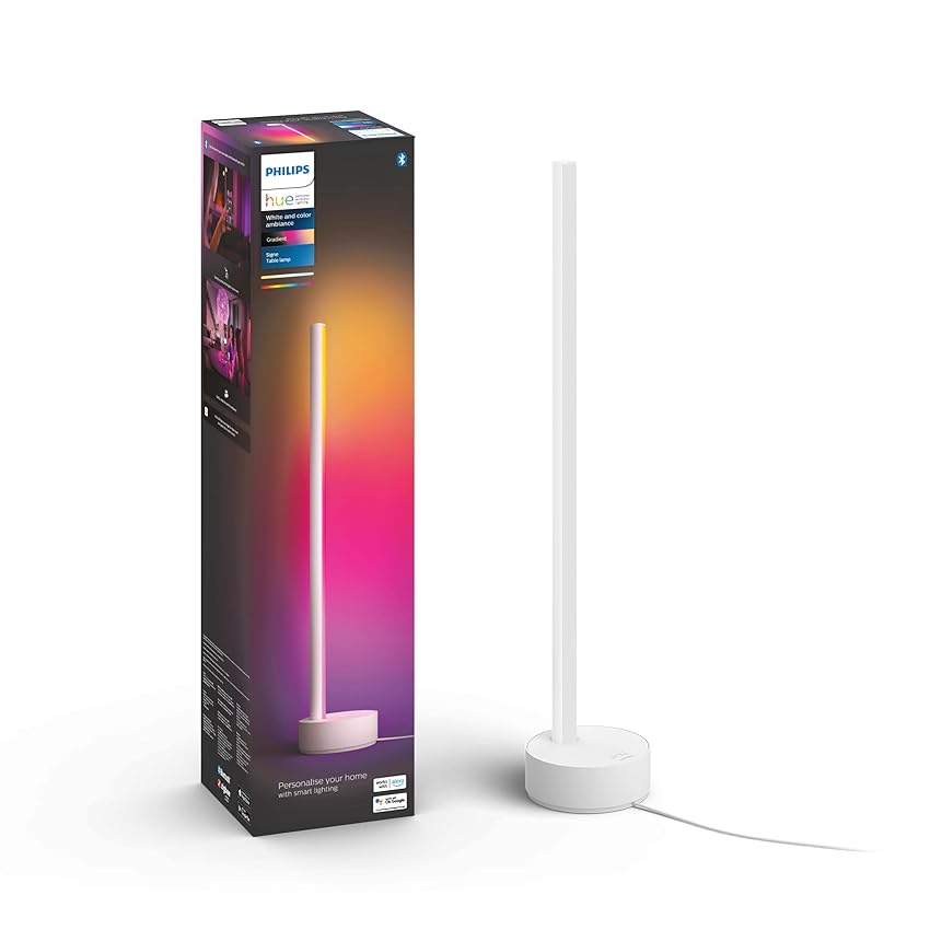 Immagine del prodotto Philips Hue White and Color Ambiance Gradient Signe, Lampada da Tavolo LED, Smart, Bluetooh, Bianca