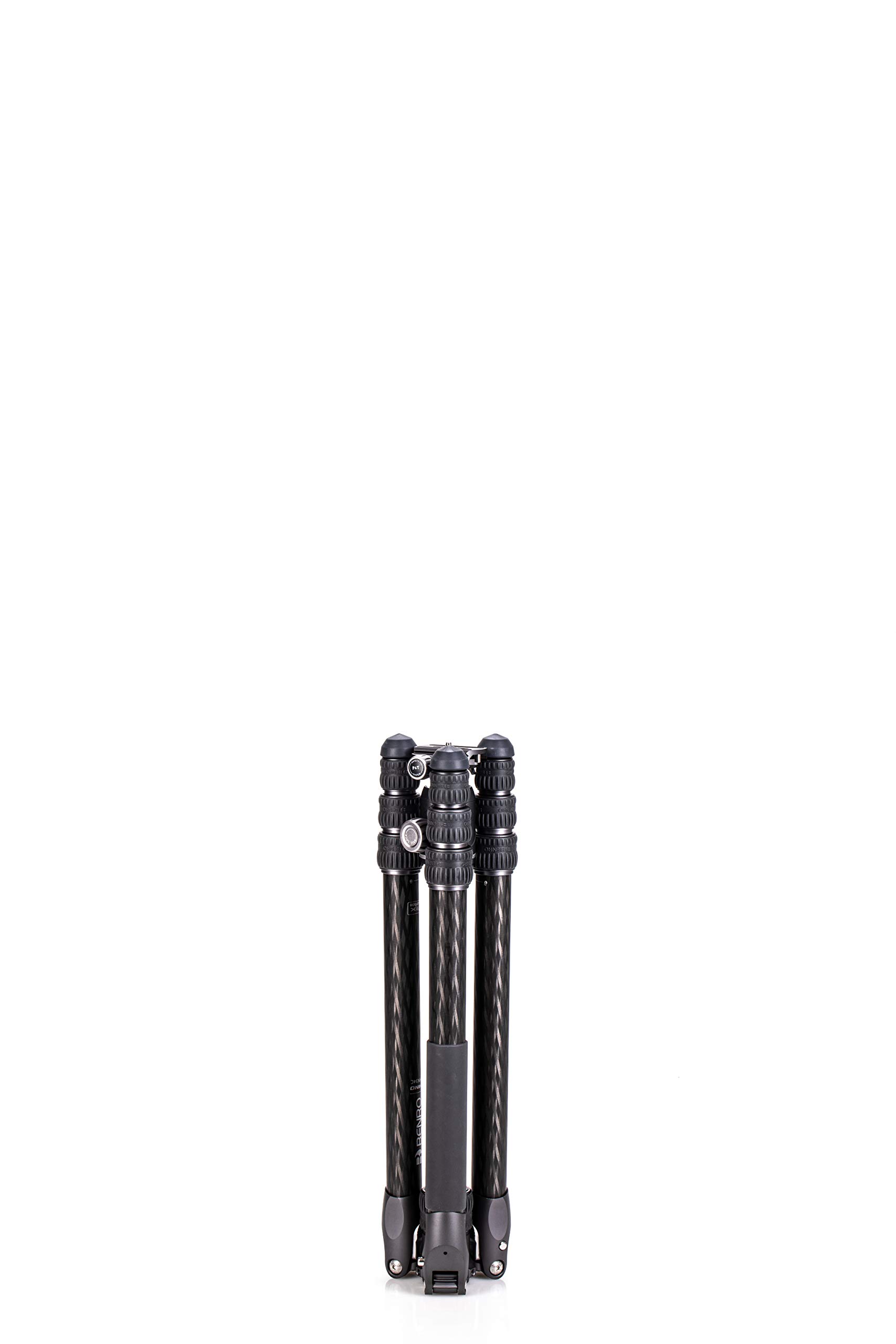 Benro Rhino Carbon Fibre Three Series Tripod/Monopod with VX30 Ballhead, 4 Leg Sections, Twist Leg Locks, Padded Carrying Case (FRHN34CVX30) Max Height 174.5 cm