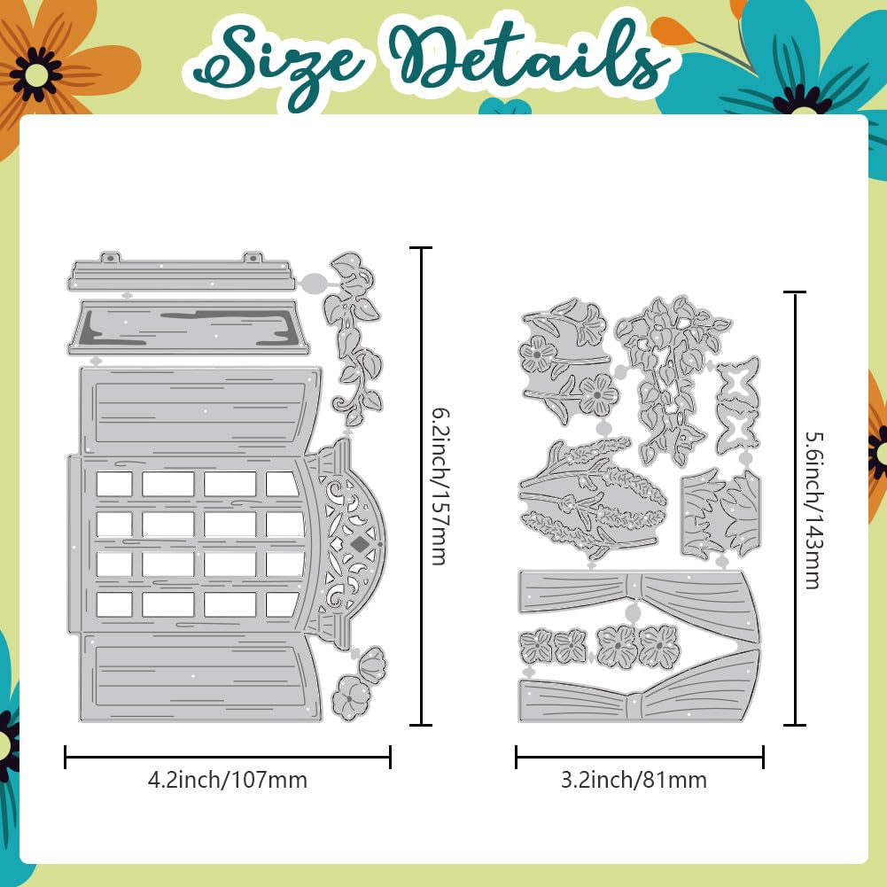 DELORIGIN Provencal Window Die Cuts - Image 2