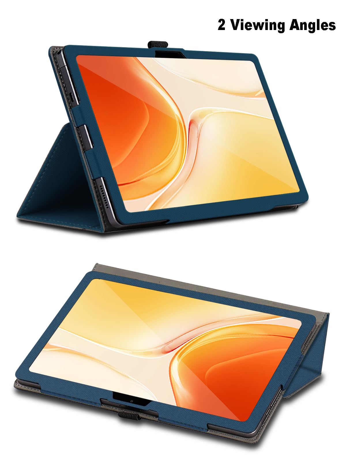 Custodia per Wacom One 12 11.6 Pollici, Cover Tablet Wacom One 12, Copertura Protettiva Pieghevole con Supporto per Matita e Cinturino da Polso, Protezione Completa. (Blu)