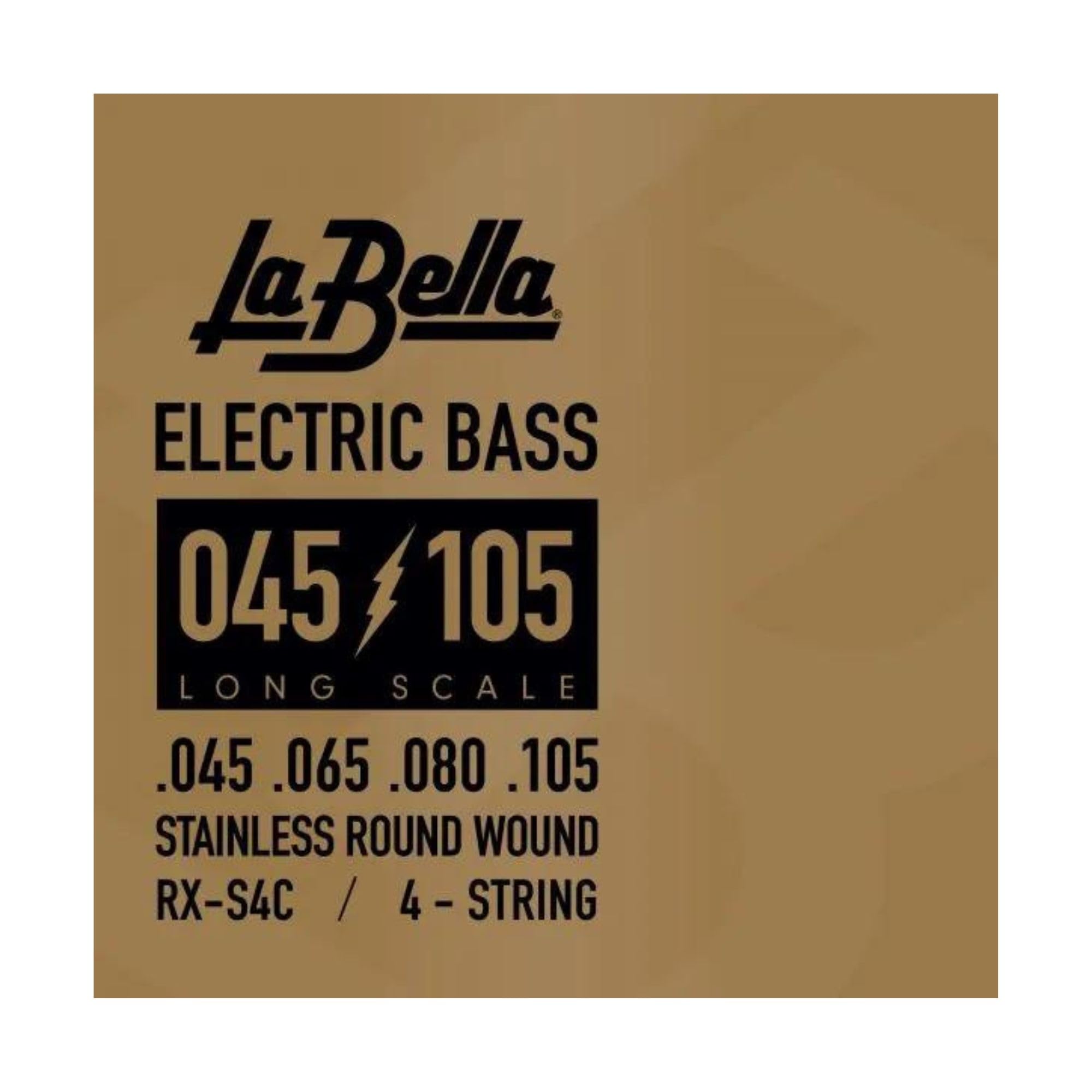 LaBella rx-s4 C Bass RX struny ze stali nierdzewnej, Custom