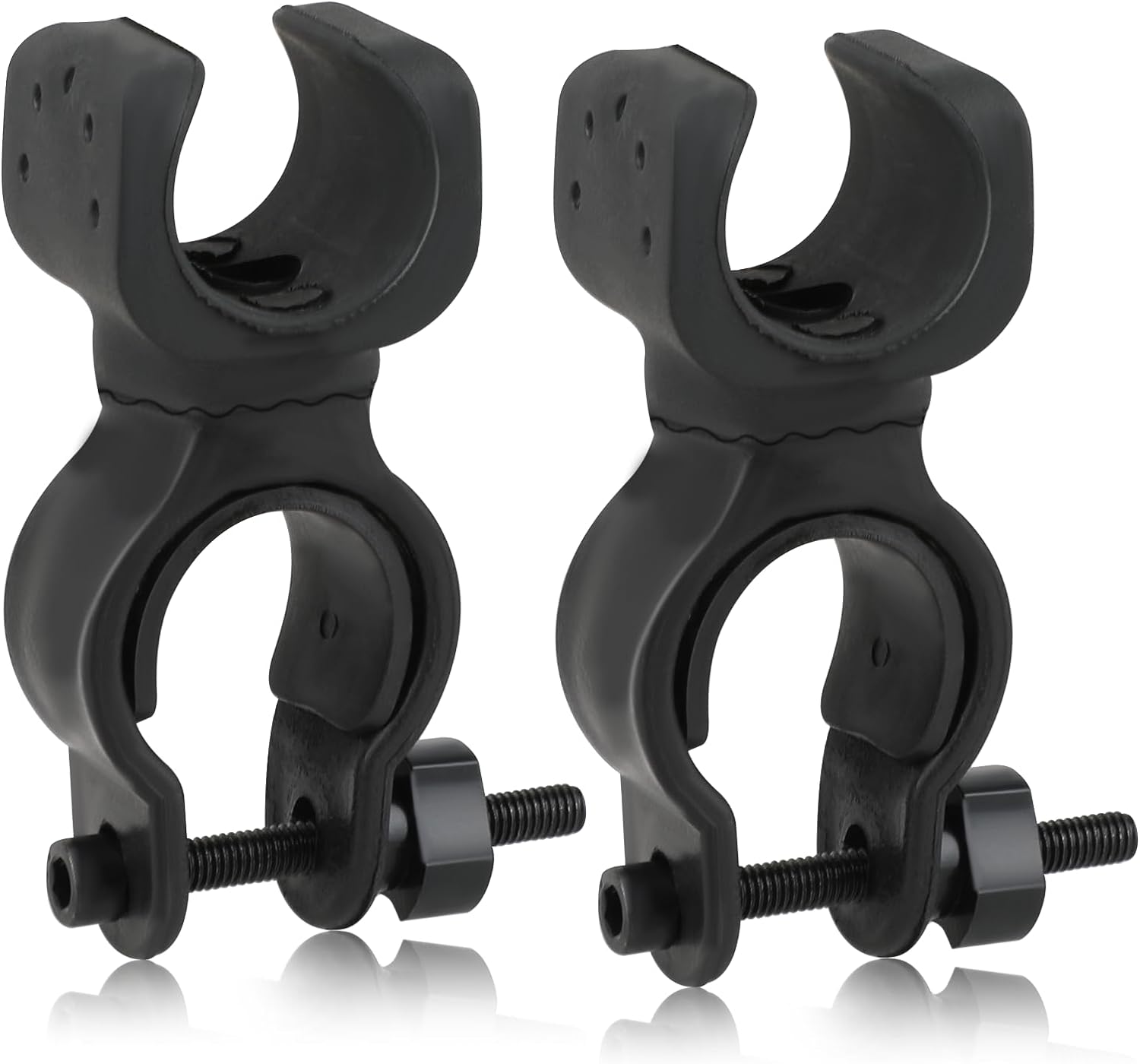 2 Pcs Cane Holder for Walker, Universal Cane Holder Rollator Accessories Strong Crutches Stick Bracket Walking Stick Holder Accessories for Wheelchair Mobility Scooter Walker Accessories 2 Pcs Cane Holder for Walker, Universal Cane Holder Rollator Accessories Strong Crutches Stick Bracket Walking Stick Holder Accessories for Wheelchair Mobility Scooter Walker Accessories