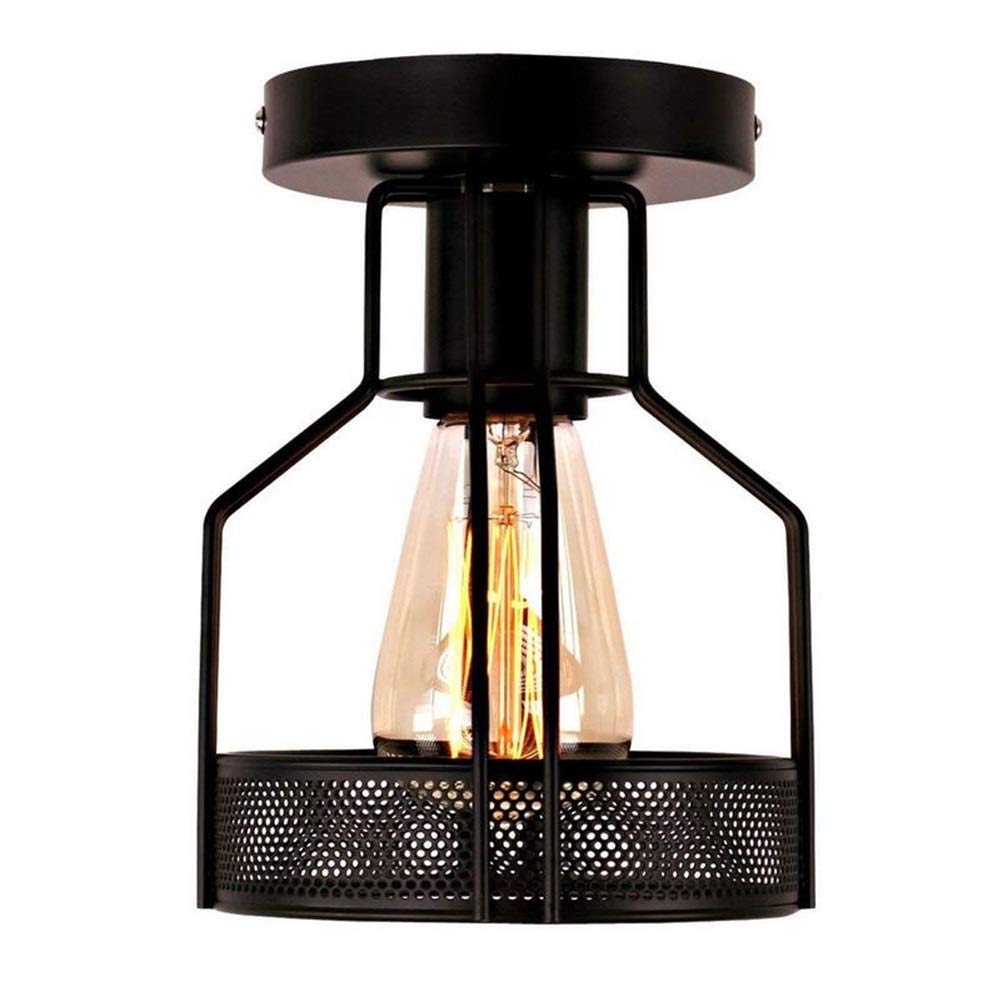 Araña creativa de metal negro para iluminar cenas acogedoras en el comedor de tu hogar