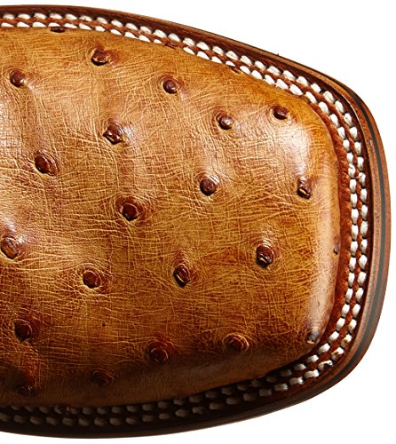 Dan Post Boots Mens Alamosa Ostrich Square Toe Dress Boots Mid Calf - Brown - Size 9.5 Ew #TOP4