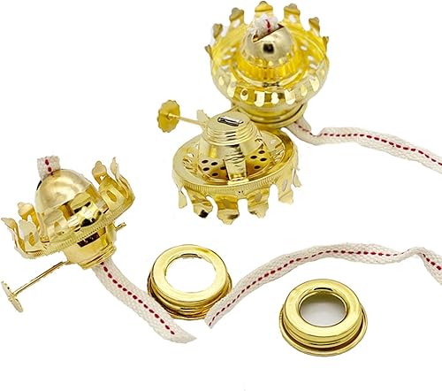 Miniatura 6 de Yiju Quemador de lámpara de aceite, piezas de lámpara de aceite, soporte de chimenea de aceite para lámparas de lámpara de aceite