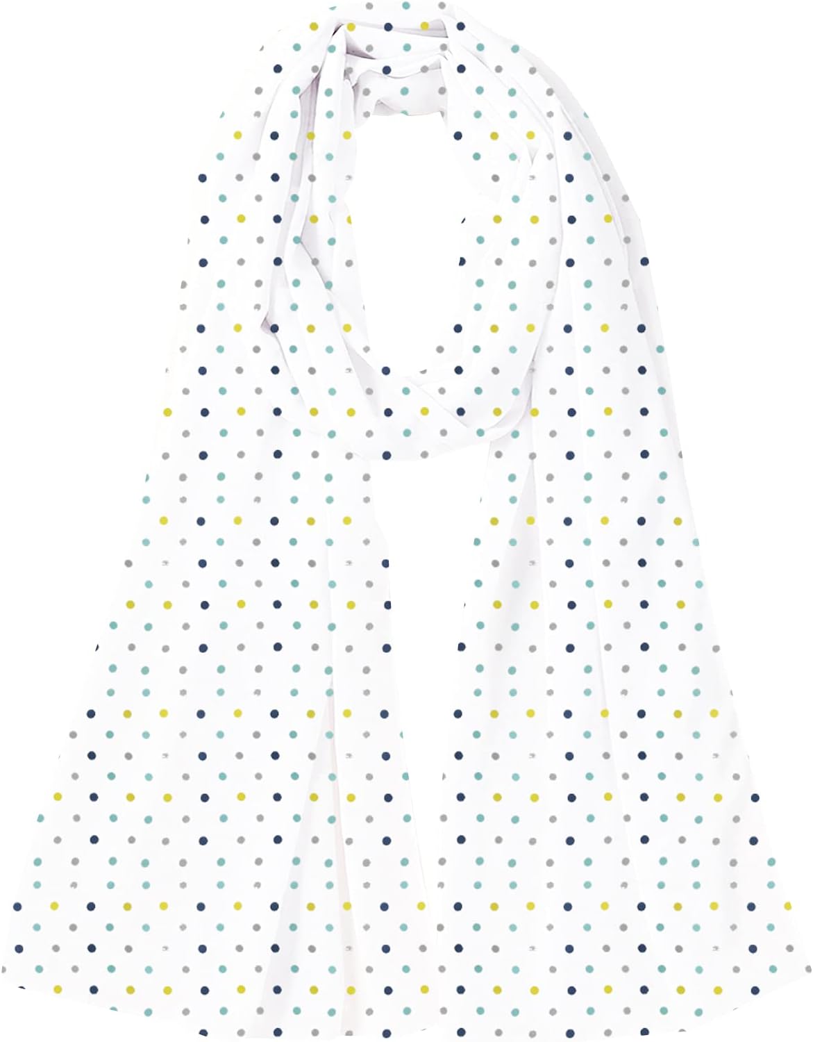 Scarf 100% Pure Cotton Set of 1- Stoles | scarves | scarf |stole for Summer, Sun Protection Cotton Face Scarf for girls and women with Size - (28" x 72"), Women's Stylish Multi Dot Print Cotton Stoles