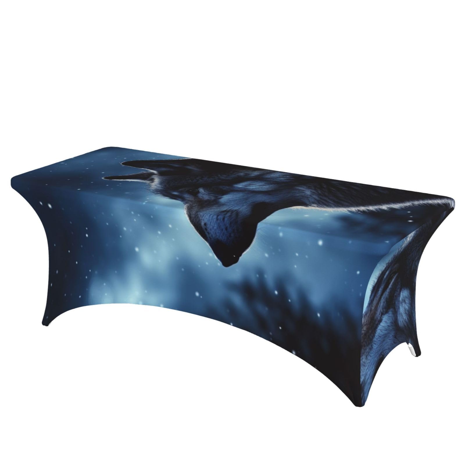 Nappe en élasthanne ajustée et extensible pour table de banquet