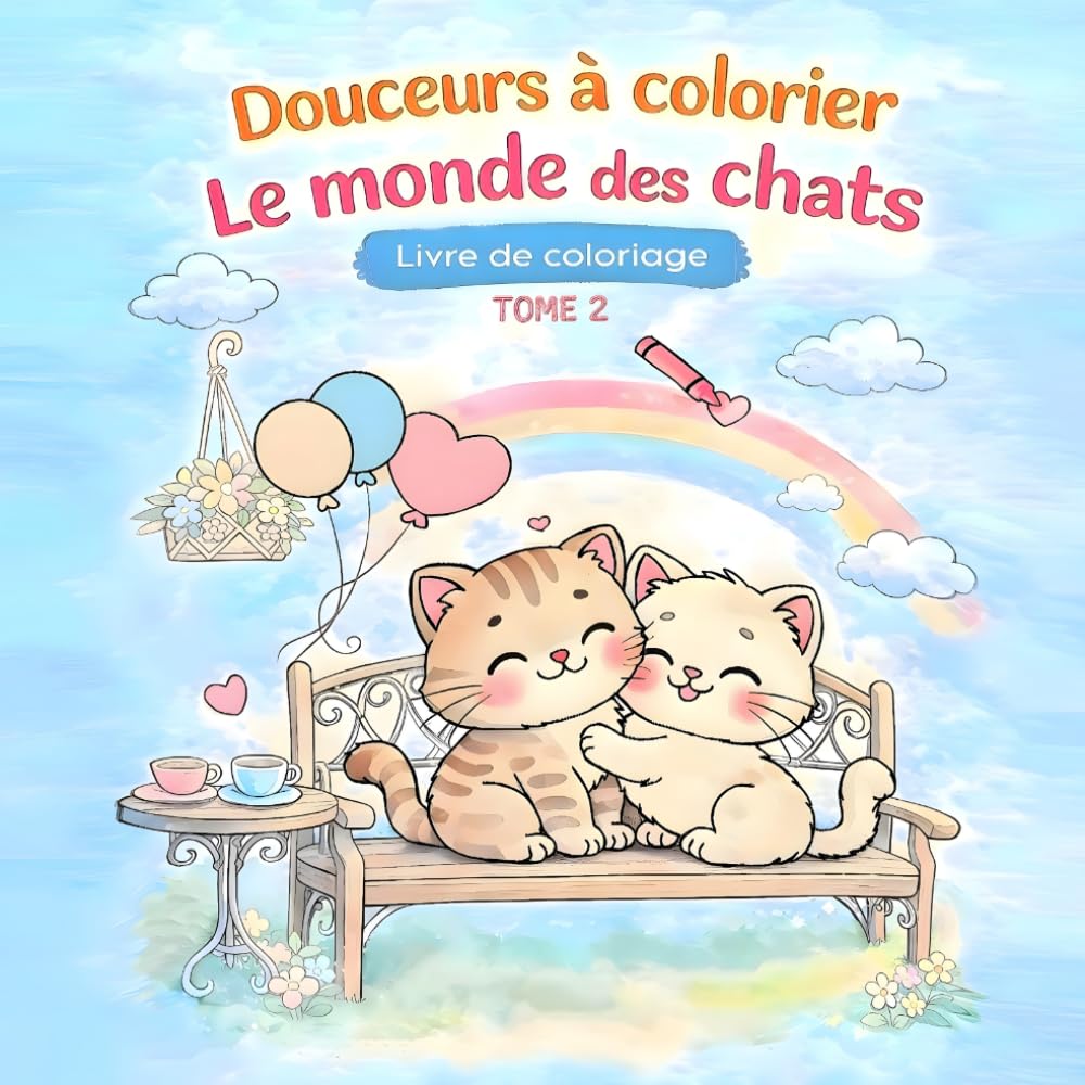 Douceurs à colorier: Le monde des chats: TOME 2