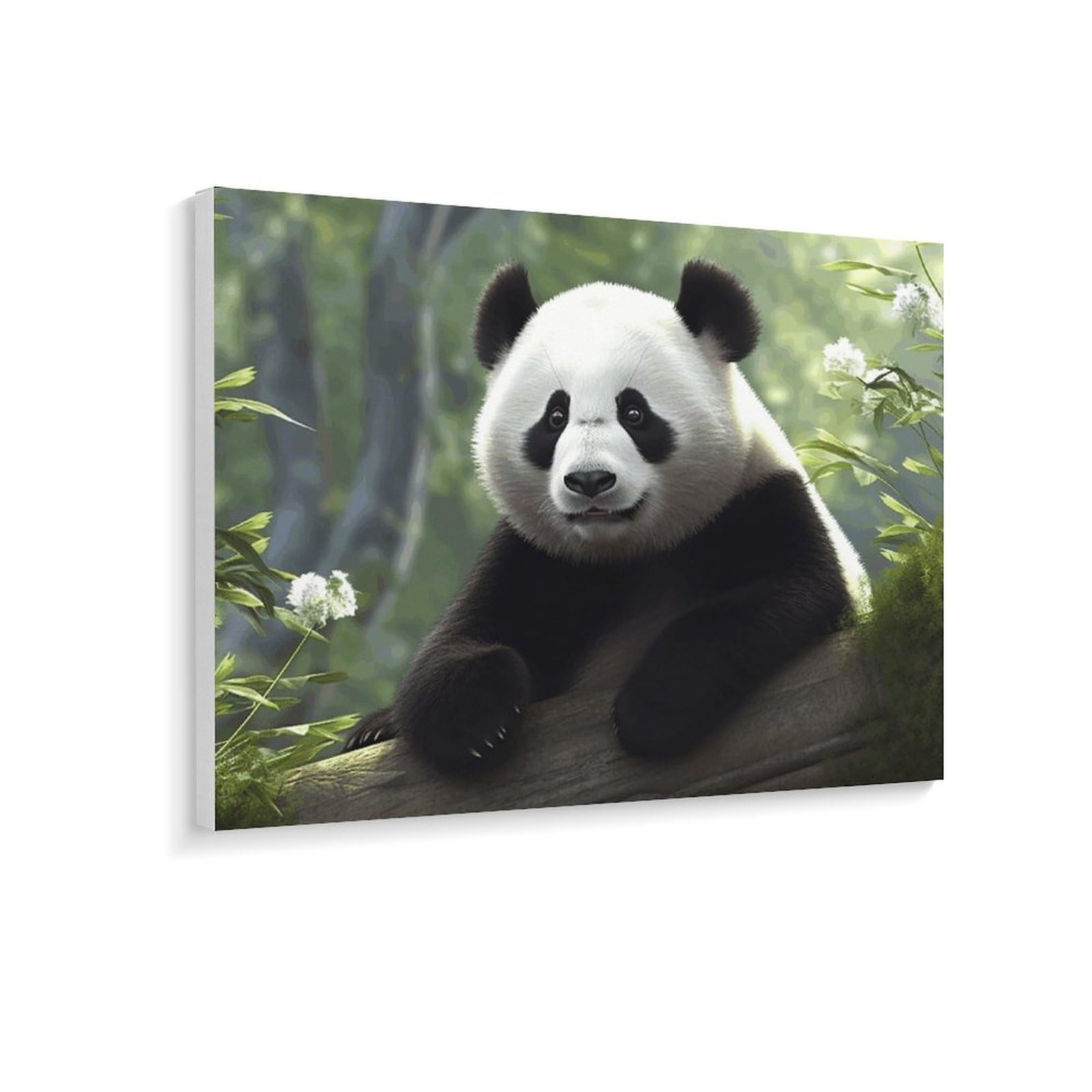 Kit de peinture numérique, joli panda imprimé adulte, kit de peinture par numéros pour débutants, kit de peinture à faire soi-même