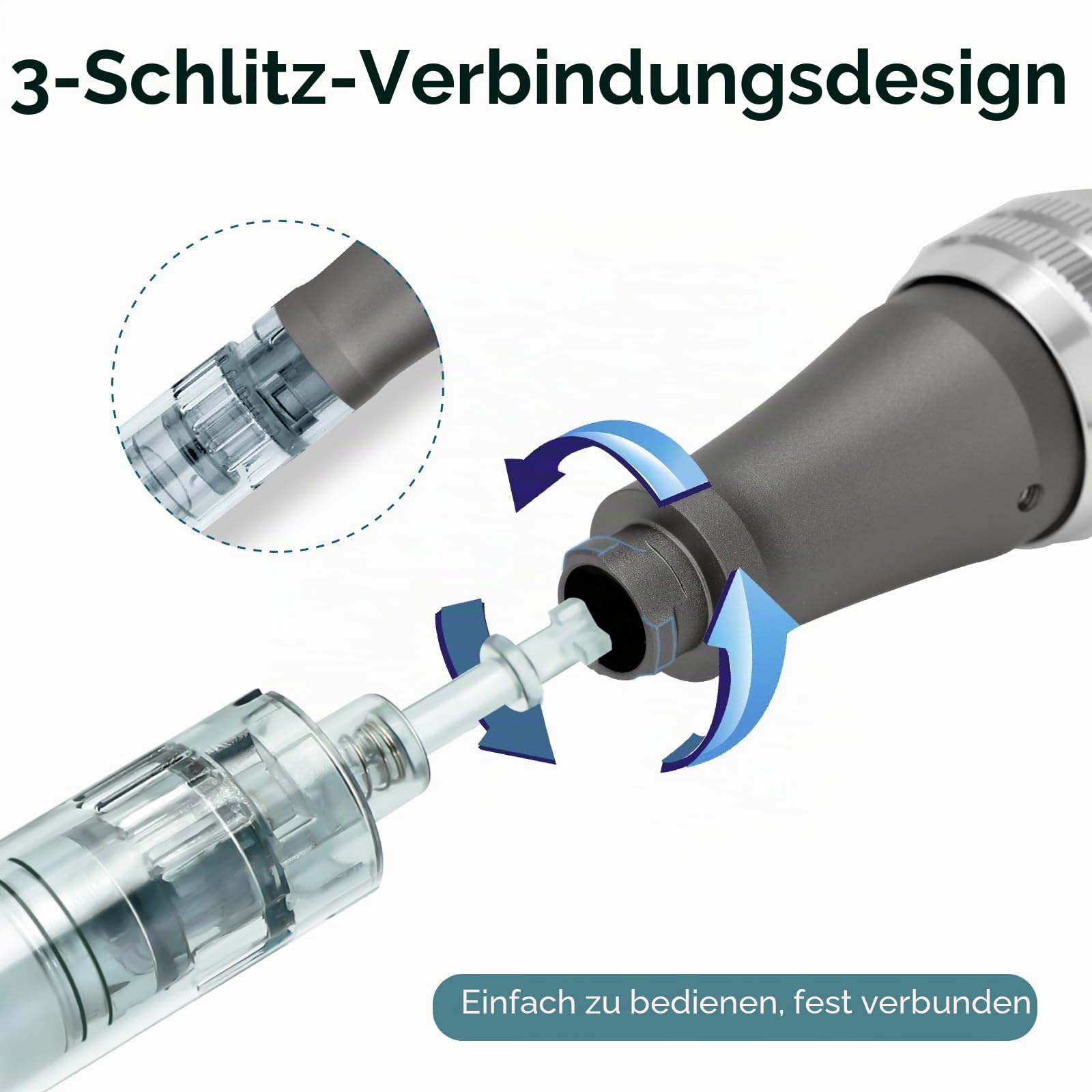 20 Stück Derma Pen M8 Cartridges 36 Pins, Einweg-dermapen microneedling, Bajonettschlitz microneedling nadeln, entwickelt für Microneedling Pen Ultima M8 / M7S (20pcs, 36PIN)