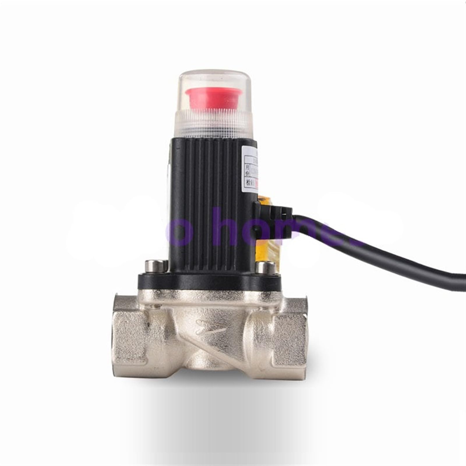 DC9V-12V de válvula solenoide de cierre de emergencia de Gas Natural LPG for sistema de alarma de seguridad for el hogar for alarma de fuga de tubería de Gas (Size : 1/2 inch)