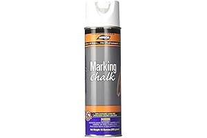 Aervoe 15 oz White Non-Clogging Temporary Upside-Down Marking Spray Chalk for Grass