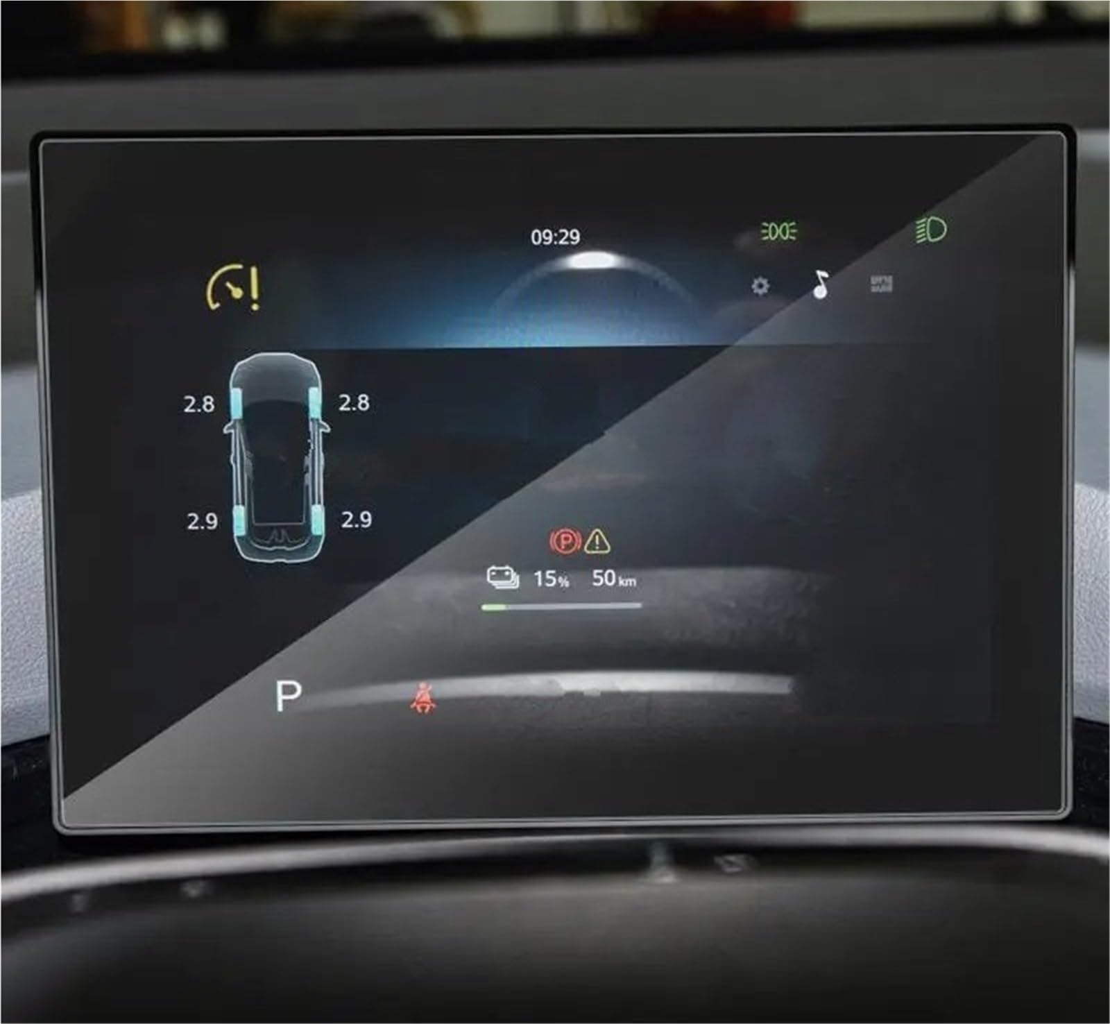 Verre trempé MG 4 EV 2023 protection écran navigation et infodivertissement - 2