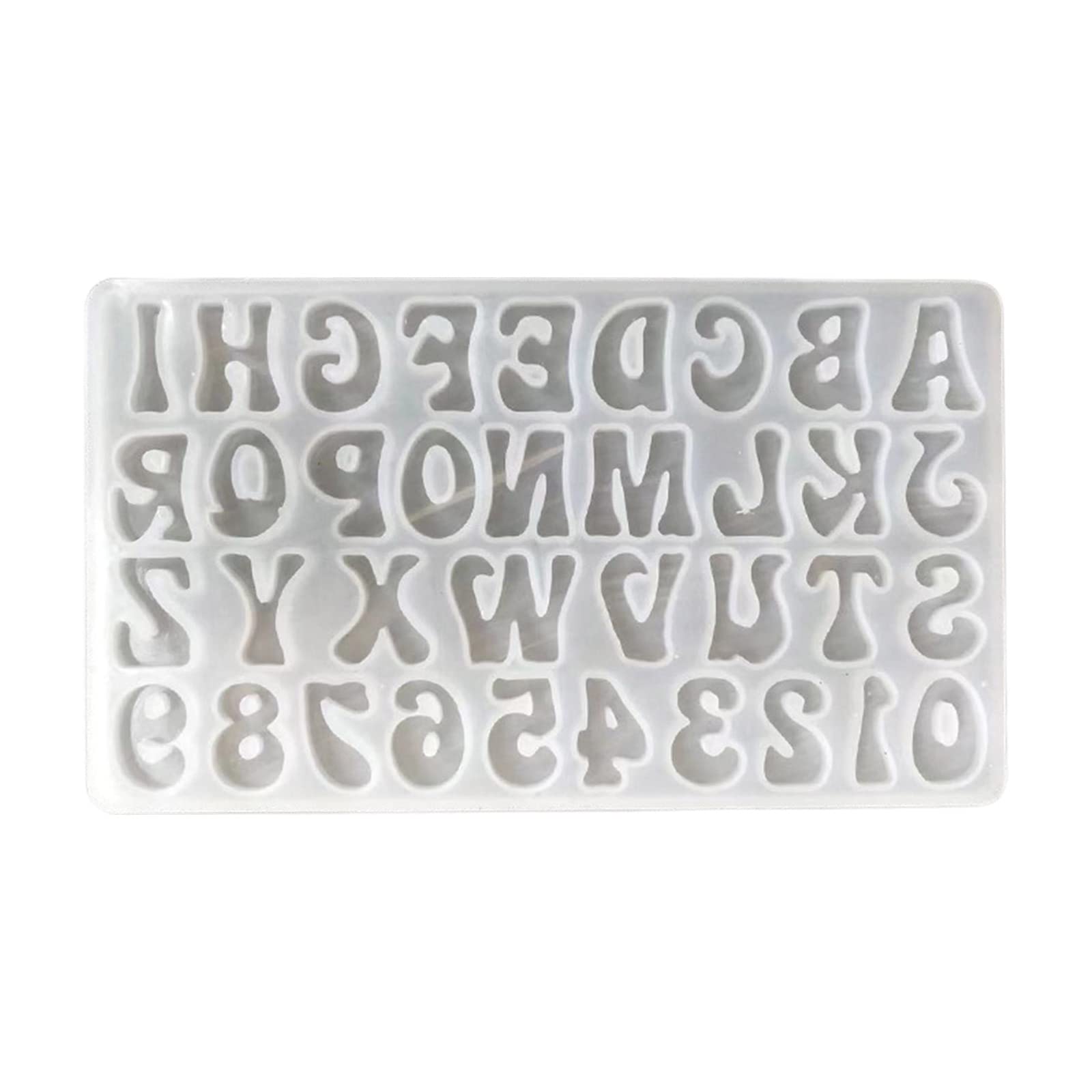 Silicone Molds Number Letter Molds Epoxy Resin Molds for Craft Birthday Party Wedding Home Decoration