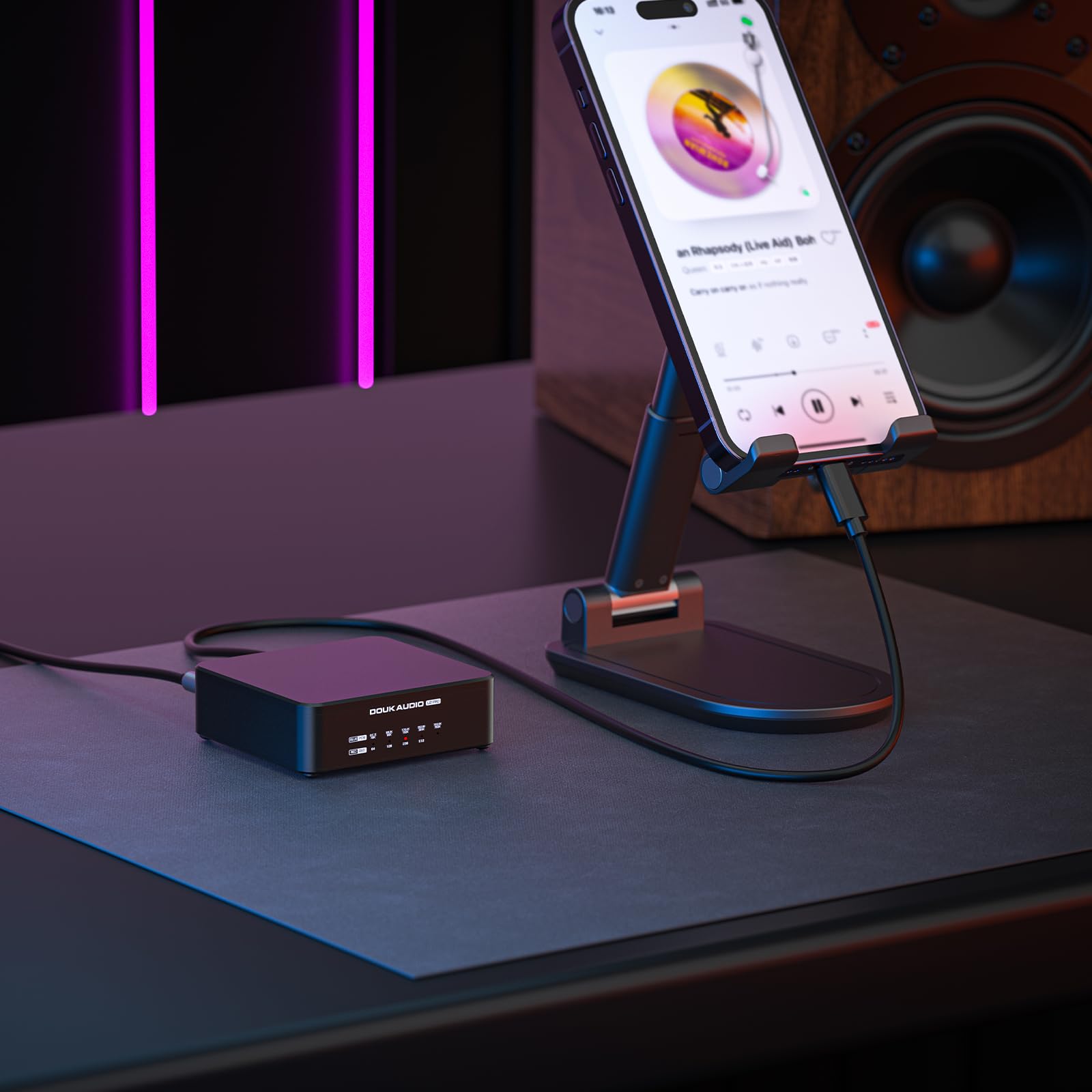 Douk Audio U2 PRO XMOS XU316 Interfaccia Digitale USB DDC USB-C a Ottico Coassiale HDMI IIS DSD512 PCM768kHz Convertitore Audio Digitale Analogico Portatile