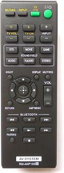 Universal Remote for Sony Audio System SA-CT260 SA-CT260H SA-WCT260H HTCT260 HT-CT260 HTCT260H HT-CT260H