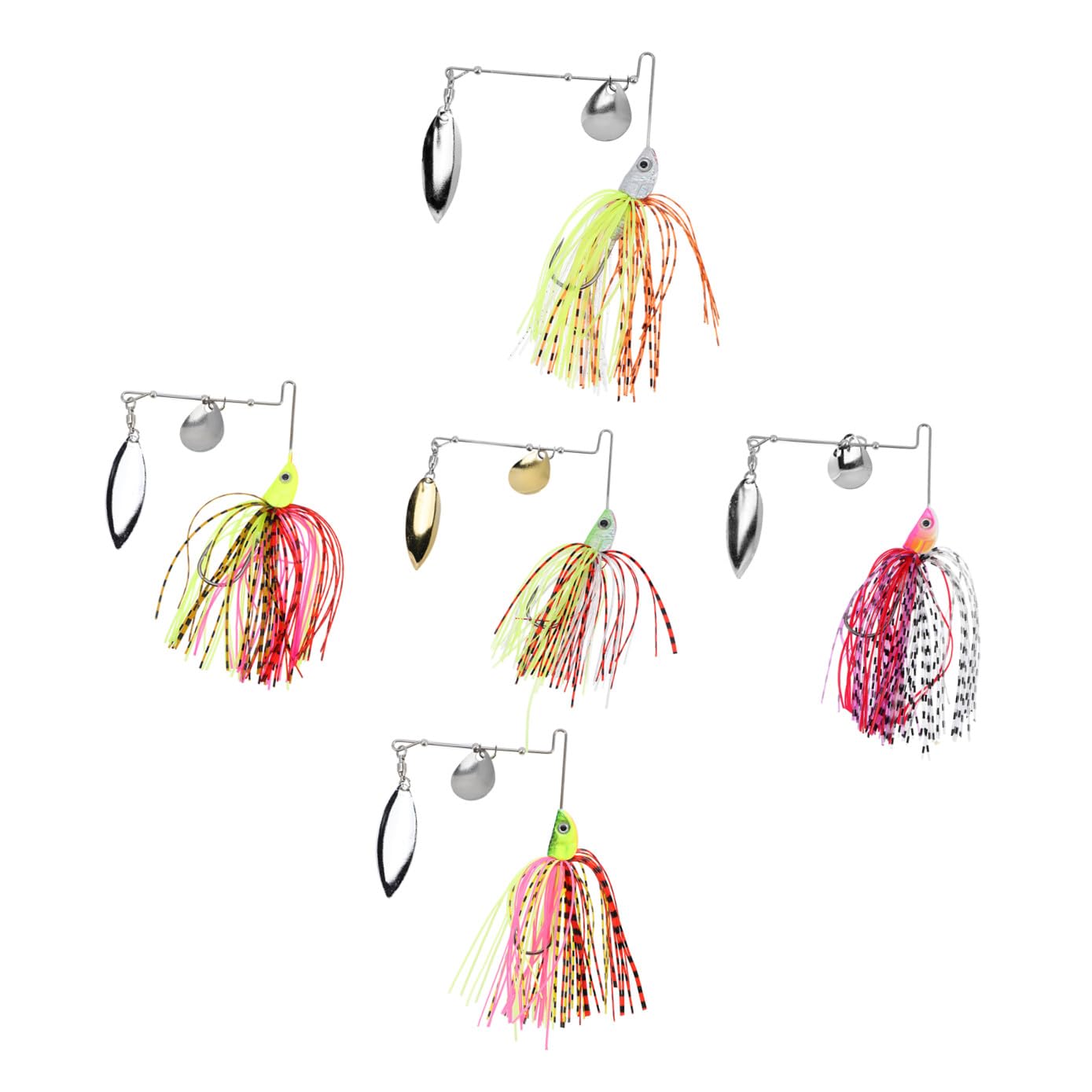 INOOMP 15pezzi Esche Artificiali Con Design Ipersensibile Per Pesca Sportiva Di Esche Per Mare e Fiume Resistente All Usura e Facile Da Trasportare