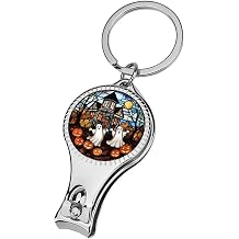 Spooky Haunted House Pumpkins Ghost Nail Clippers Toenail Clipper Cutters Professional Nail Trimmer Nail Cuticle Cutter for Women Men