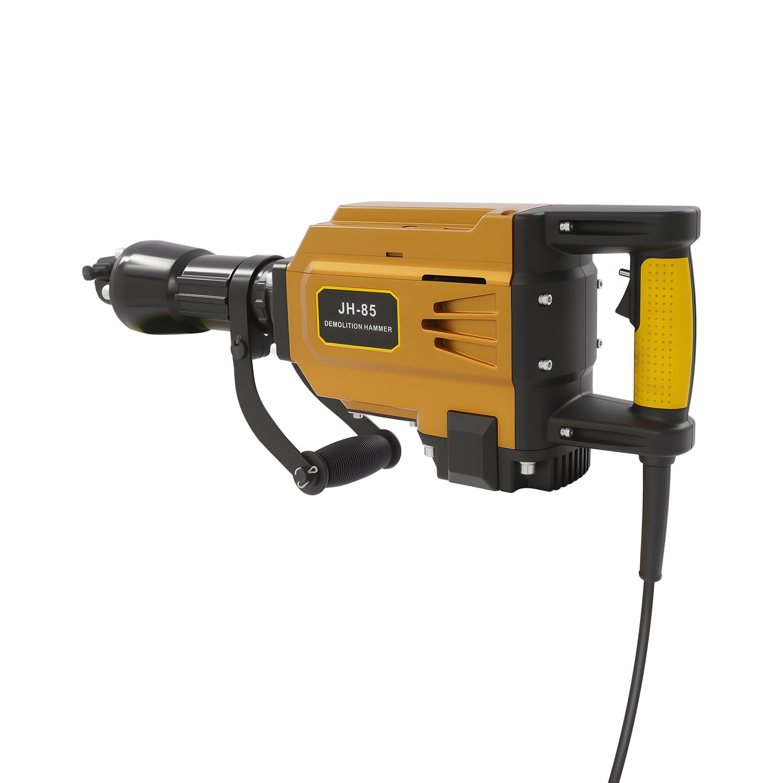 Tagowao 1700W Electric Demolition Jack Hammer, Concrete Drill Breaker Kit, Heavy Duty Jackhammer For Demolition, Trenching And Chipping