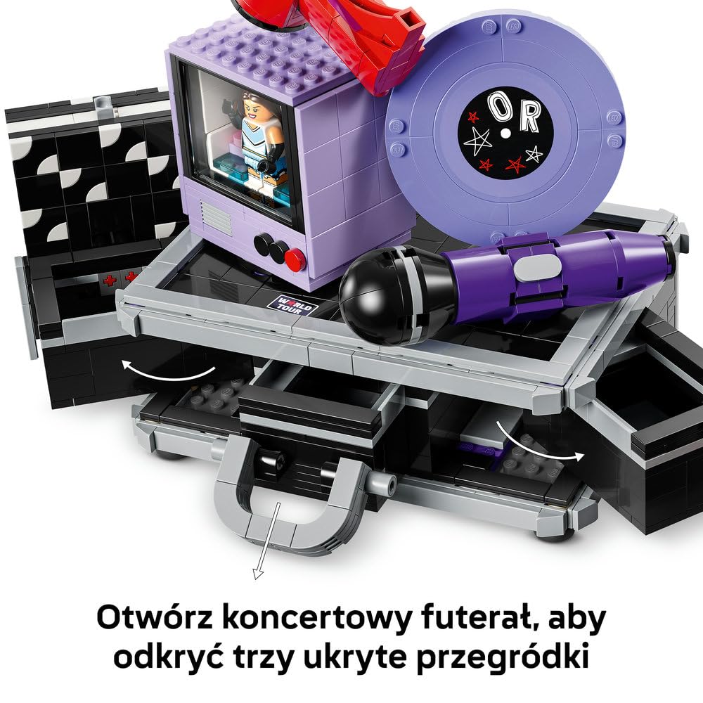 LEGO Editions Skrytka Olivii Rodrigo 43030 | Muzyczna dekoracja, zestaw klocków dla dzieci, prezent dla fana muzyki pop, dla dziewczynek i chłopców 10+, 1085 elementów