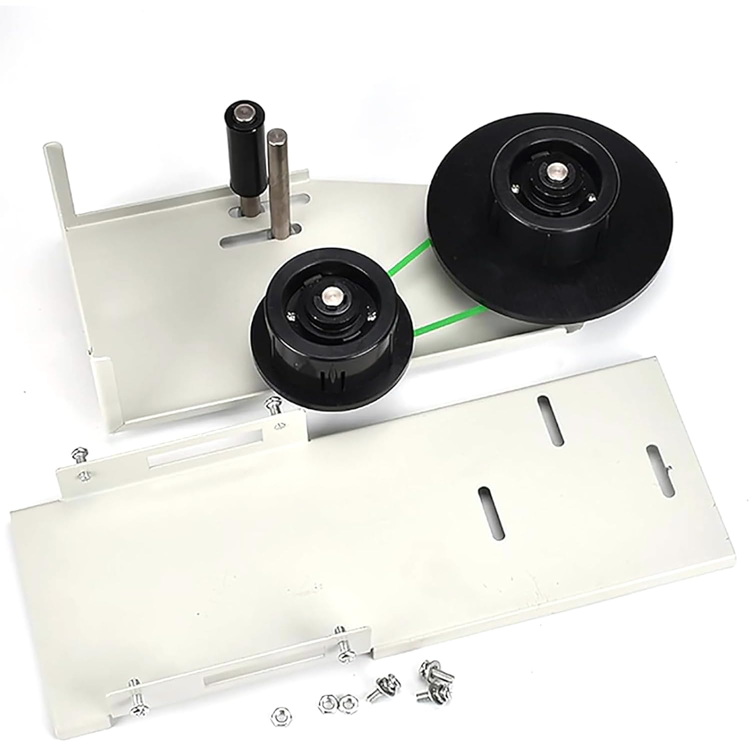 Dispenser automatico di nastro con staffa di spogliatura antiscivolo, erogazione e taglio simultanei, per larghezza nastro 6-60 mm e lunghezza massima di taglio 999 mm