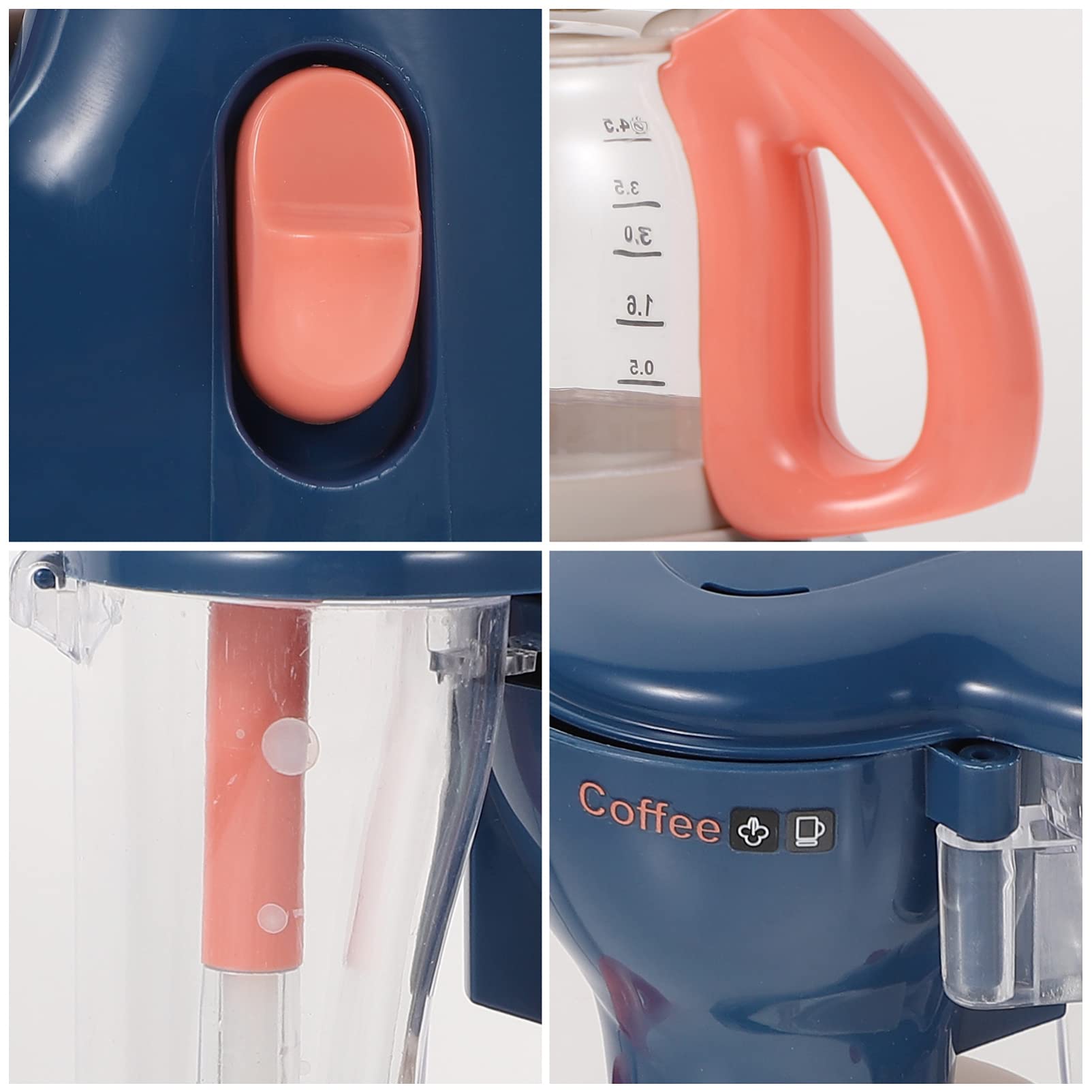 Juguete Cafetera Aparatos de Cocina Simulación Acción Diversión Cocina Mezclar Juguete 9