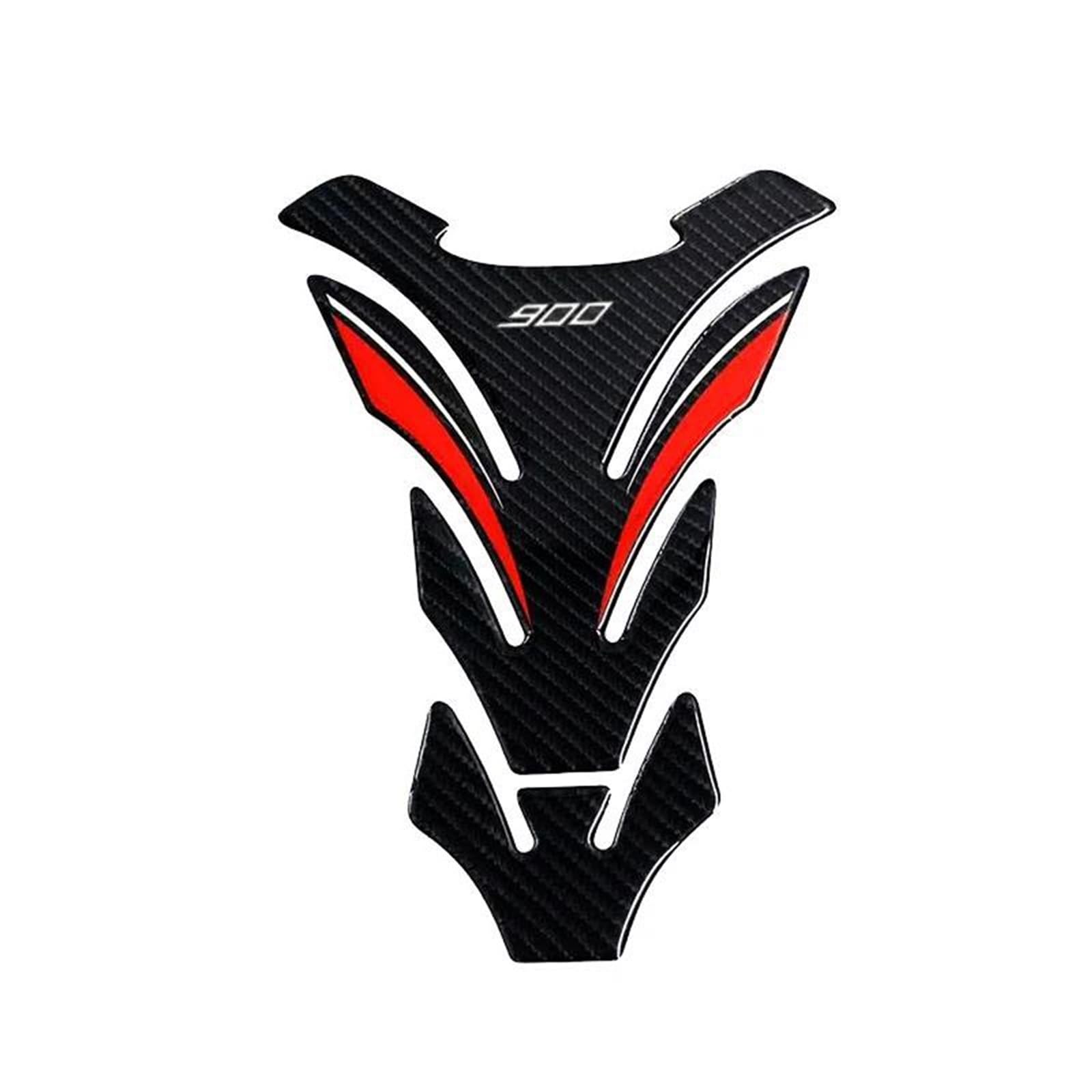 Carbon Fiber Motorcycle Fuel Tank Pad Cover Protector Decal Stickers Accessories for F900R F900 R 900R(Style 6)