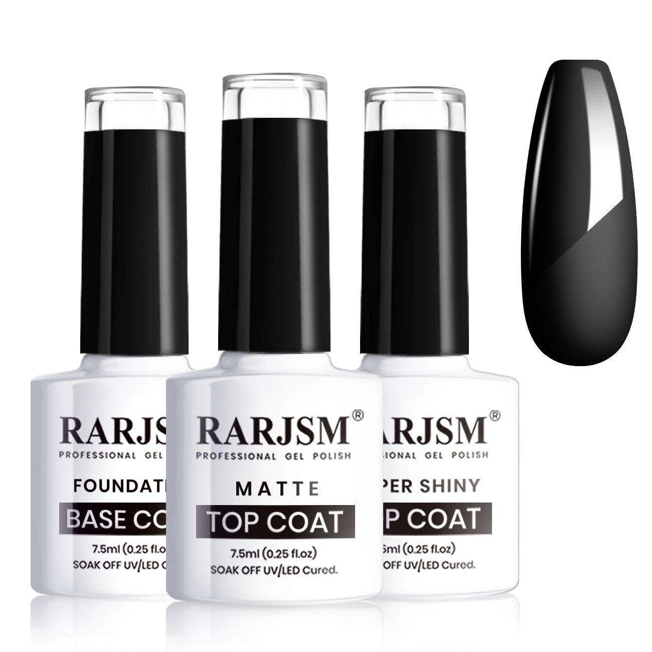 Matte Top Coat +Shiny Top Coat + Base Coat