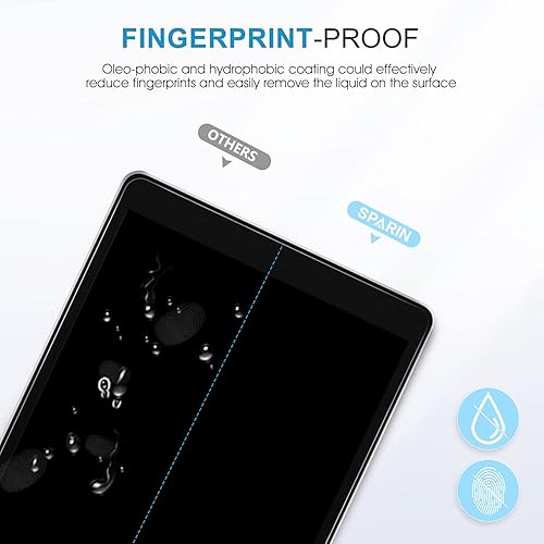 Miniatura 4 de SPARIN Paquete de 2 protectores de pantalla para iPad de 9 generación de 10.2 pulgadas, vidrio templado compatible con iPad 9 (lanzado en 2021)