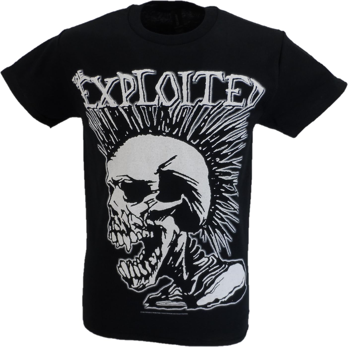 Mazeys Men's Mohican Skull Official The Exploited T Shirts (Uk, Alpha, Xl, Regular, Regular, )