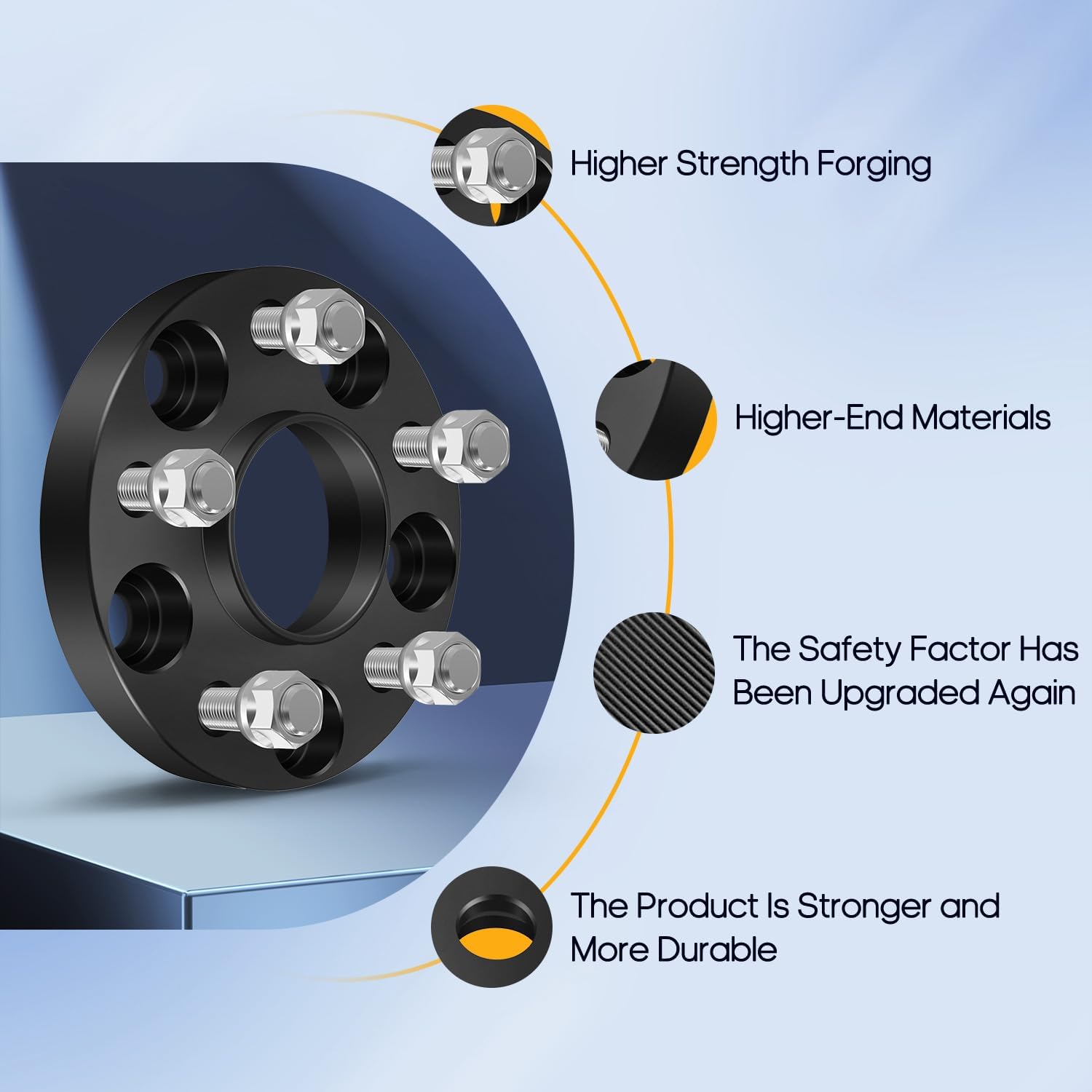 OCPTY 5x4.5 Wheel Spacers 20mm 5x4.5 to 5x4.5 Hubcentirc Wheel Spacers 5x114.3 Studs 12x1.25 Center 66.1mm fit for Infiniti G37 G35 Q50 for Nissan 370Z