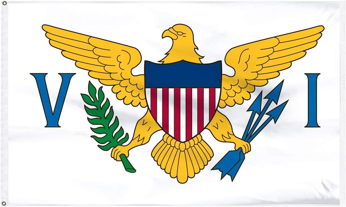 U.S. Virgin Islands 3ft x 5ft Nylon Flag - Outdoor