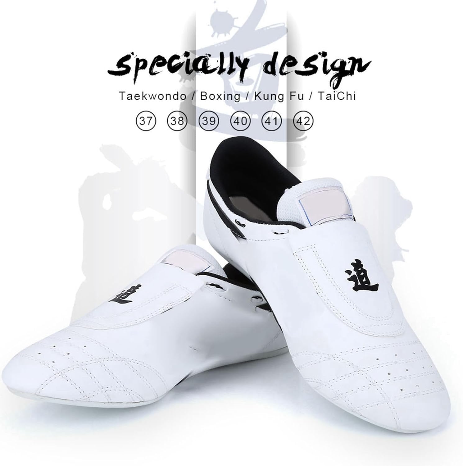 Yctze Unisex Taekwondo Shoes Sport Boxing Kung Fu Taichi Sneakers for Men, Women and Children, Ideal for Martial Arts, Kickboxing, Karate and Sparring