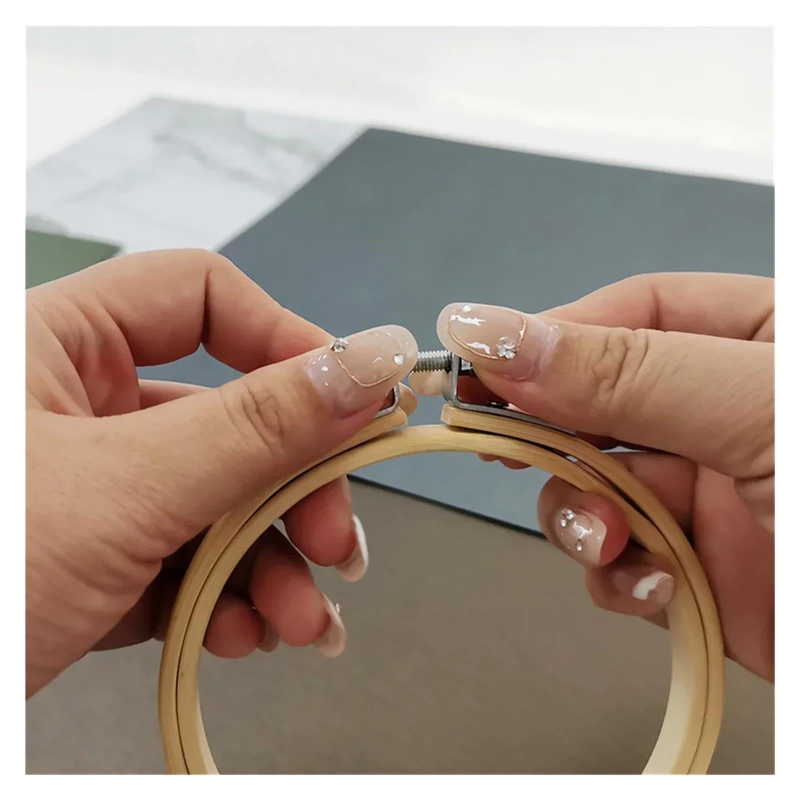 Bastidor Para Bordar Conjunto de marco de aros de bordado de madera