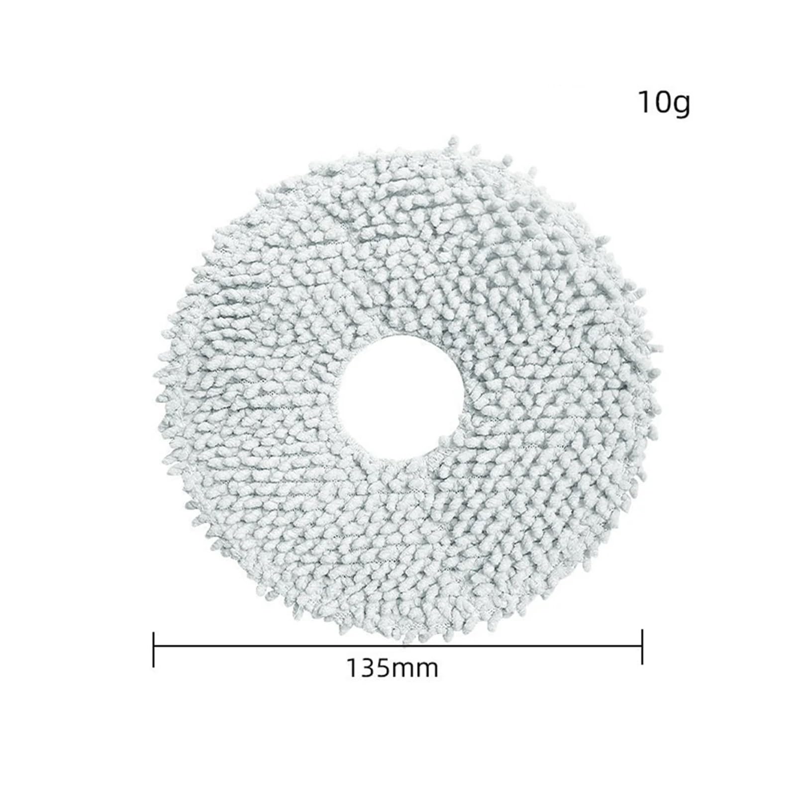 SteFik Accesorios de Repuesto for Filtro de Cepillo Lateral Principal y paño de fregona. Compatible con aspiradora robótica XIAOMI Mijia B101CN, hogar Inteligente