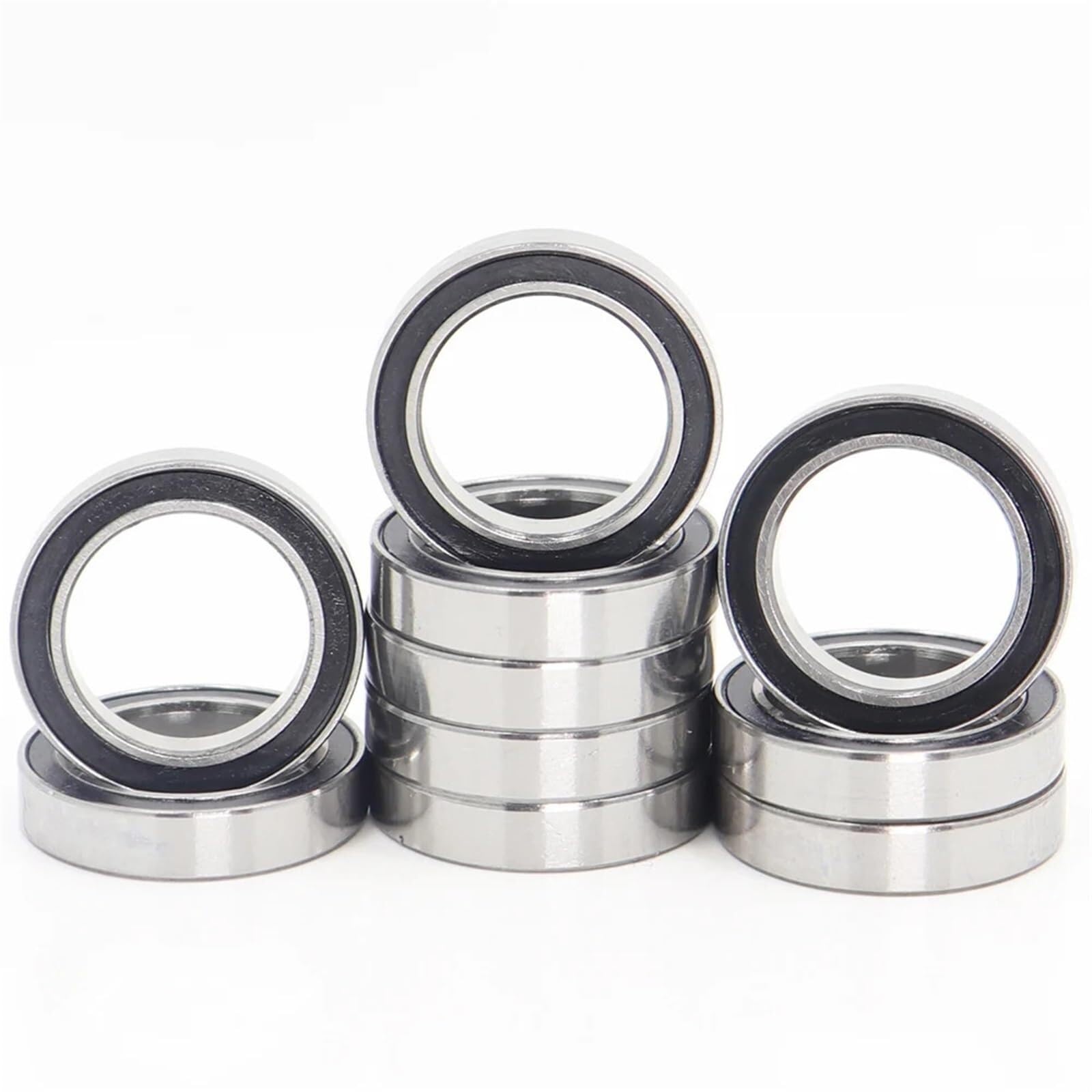 Zestaw łożysk, 10 sztuk MR1319RS łożysko ABEC-3 13 * 19 * 4mm cienki przekrój MR1319-2RS łożyska kulkowe RS MR1913 2RS ​​z czarną uszczelką L-1319DD