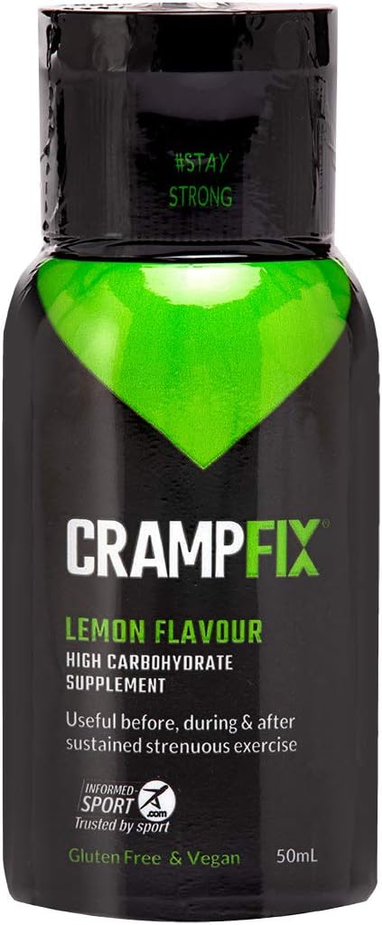 50ml Flip-Top Lid Squeeze Bottle - Fast & Effective Relief from Muscle Cramp (Lemon)