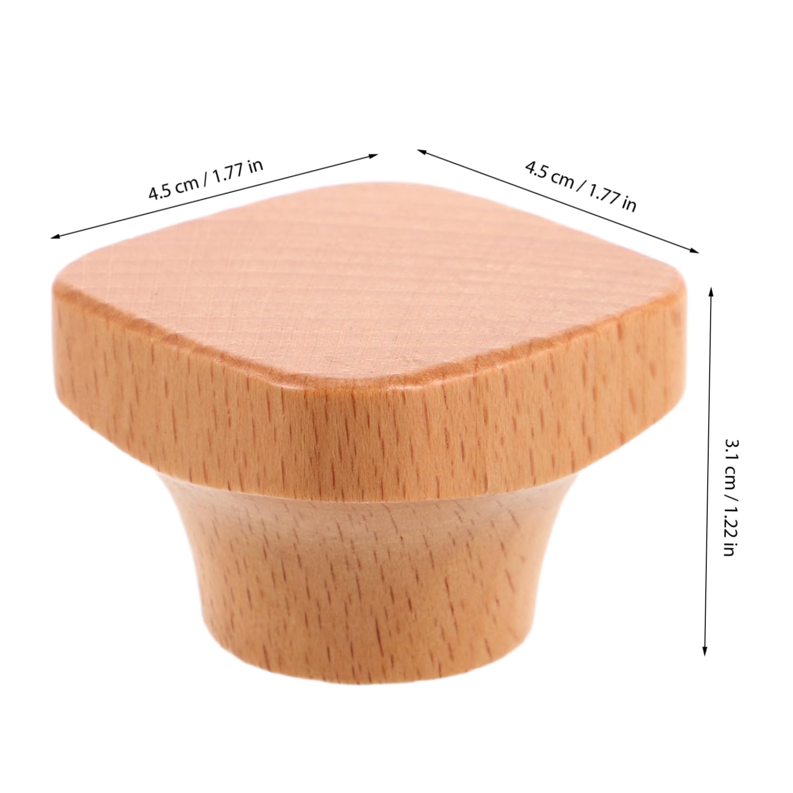 VICASKY Camping Cooking Utensils Scalding Replacement Pot Lid Knob Wooden Handle for Outdoor Barbecues