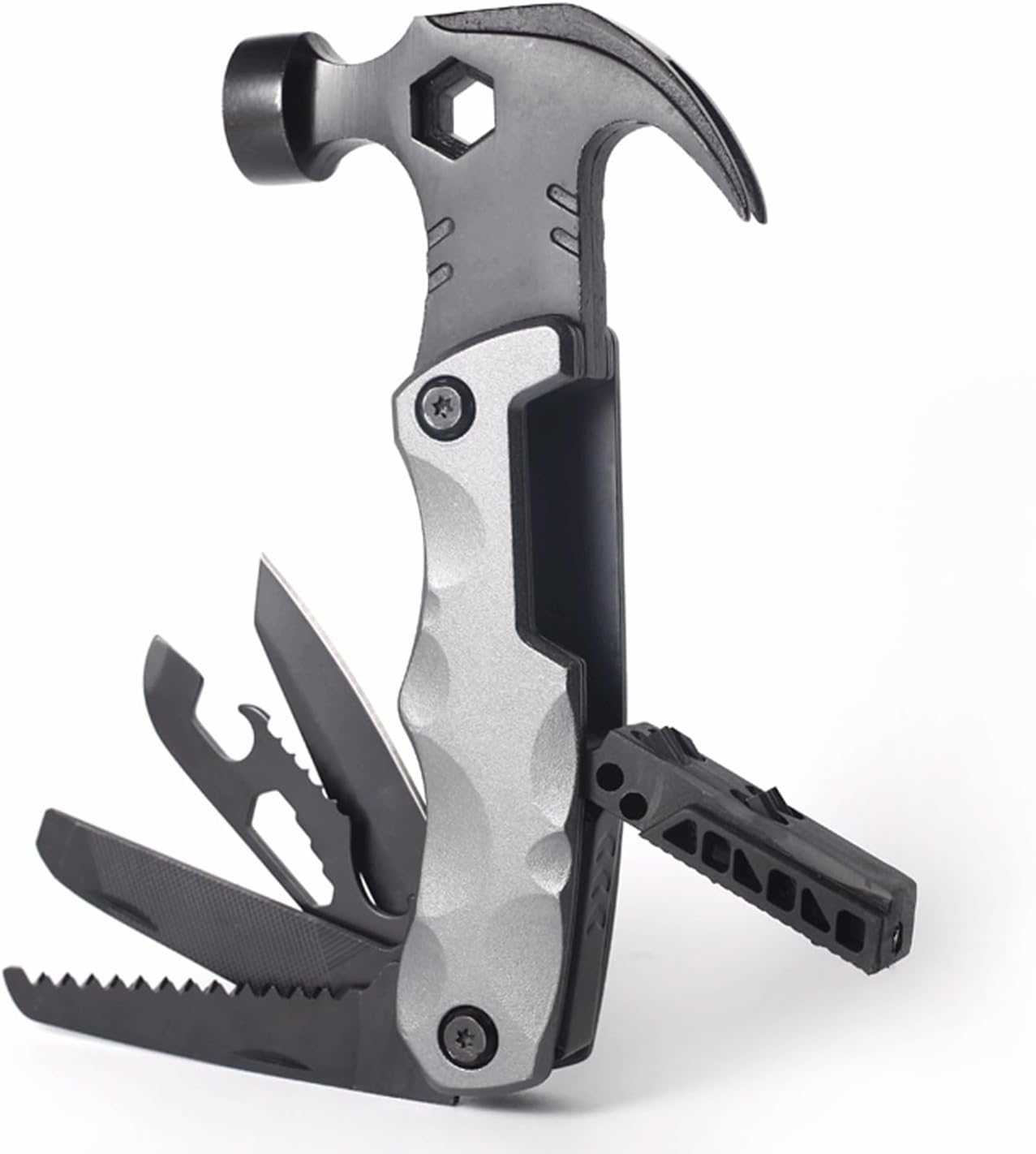 Multitool Camping Accessories, Stocking Stuffers for Men Dad Gifts, 13 In 1 Survival Multi Tools Hammer, Camping Essentials, for Adults Him Boyfriend Husband Grandpa Women Birthday Valentines Father