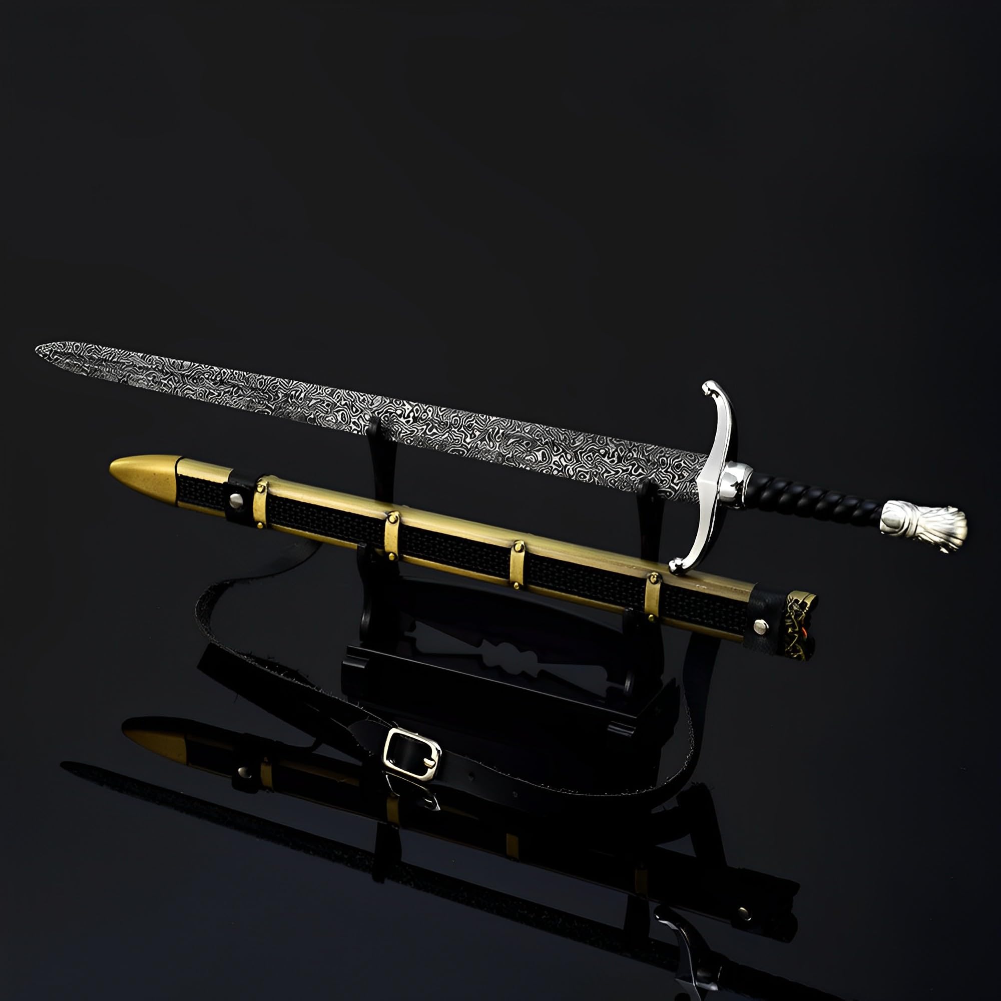 Model ekspozycyjny, Model broni, długość: 30 cm/11,8 cala, w pełni metalowe przedmioty kolekcjonerskie z filmów, igła(Long Claw)