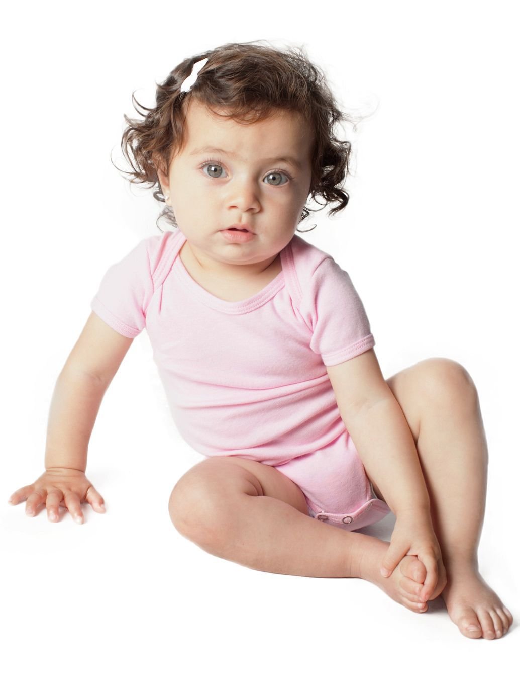 Body American Apparel rose 18-24 mois en coton peigné durable - 6