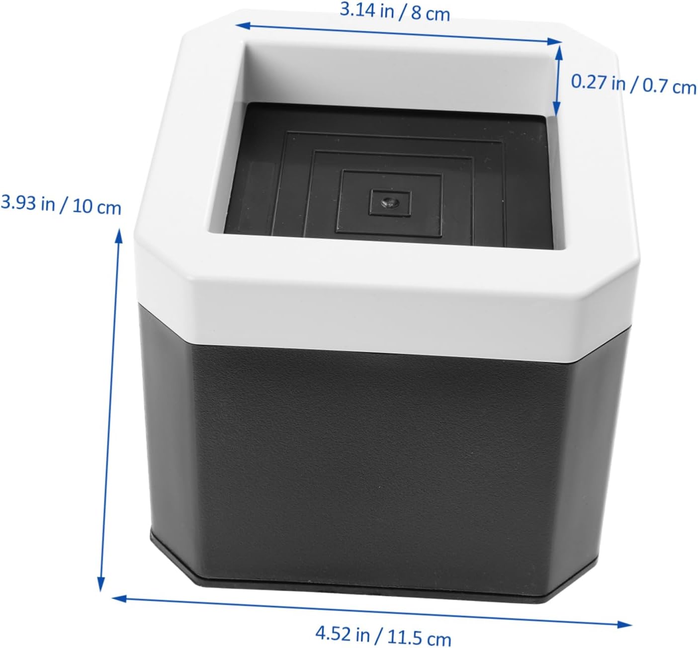 KICHOUSE Non-Slip Mats for Furniture 4pcs Heavy Duty Plastic Bottom Risers for Floor Protection