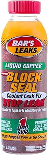 Bar's Leaks 1109 Liquid Copper Block Seal, Intake and Radiator Stop Leak, 18 oz. | One Step, Safe for All Cooling Systems