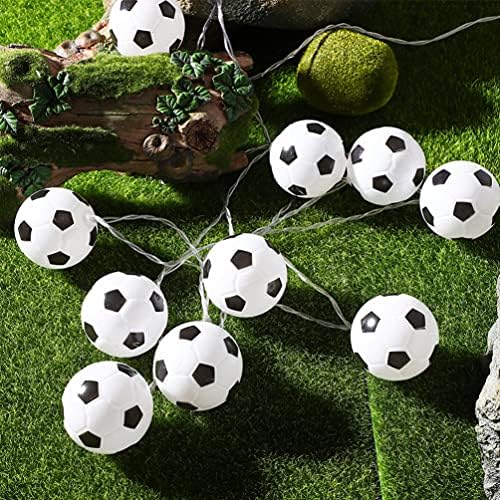 Uonlytech Football String Lights, 4.9Ft Football String Light Soccer