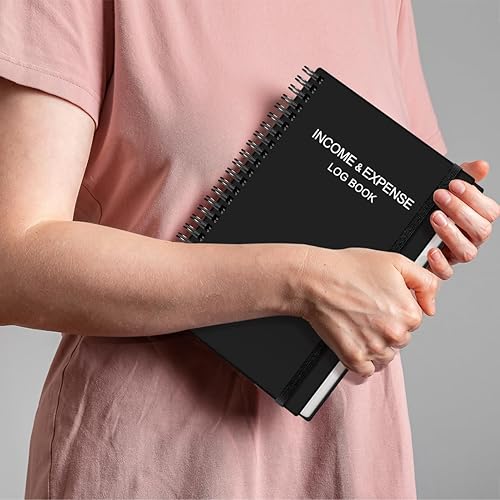 Miniatura 7 de Libro de registro de ingresos y gastos  Libro de registro A5 de ingresos y gastos para pequeñas empresas, contabilidad contable de seguimiento de