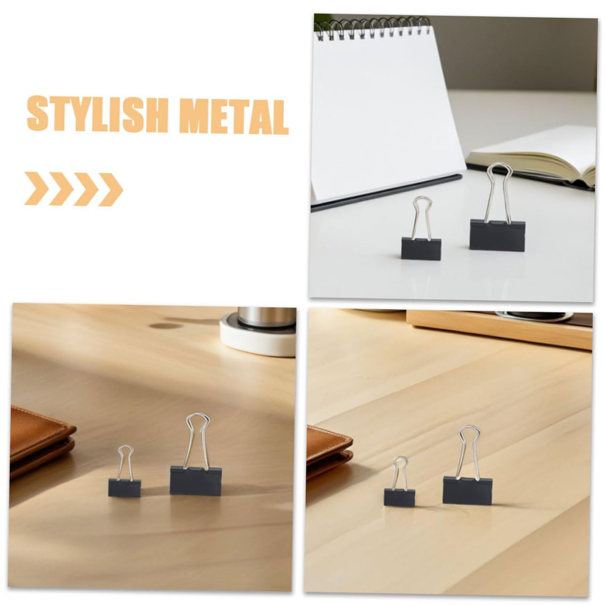 120 Stück Büroklammern: Metall-binderclips Mit Starkem Halt – Papierklammern Mit Langem Für Dicke Dokumente Und Akten Für Büro, Schule Und Zuhause
